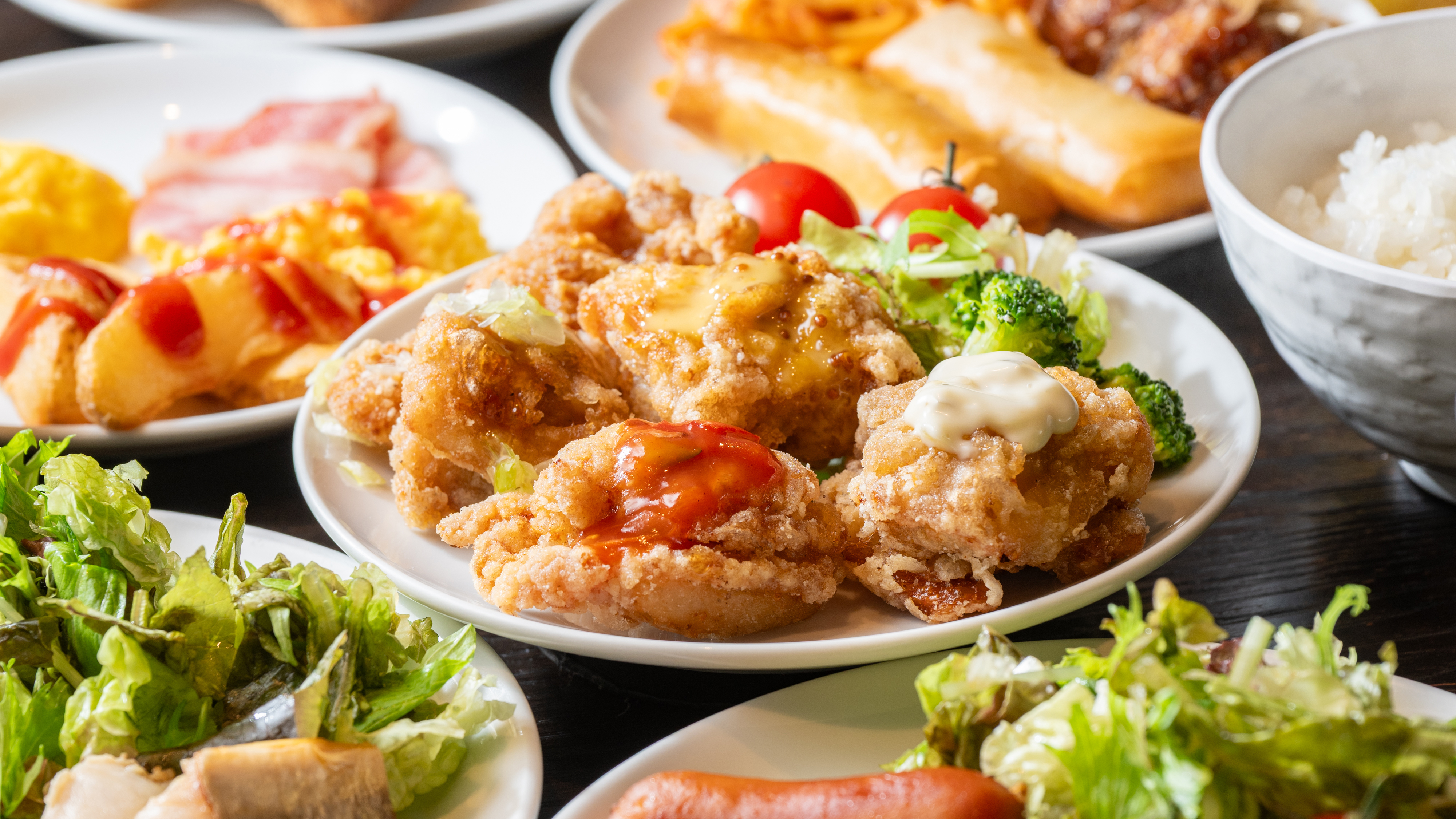 朝食ビュッフェ　メニュー例