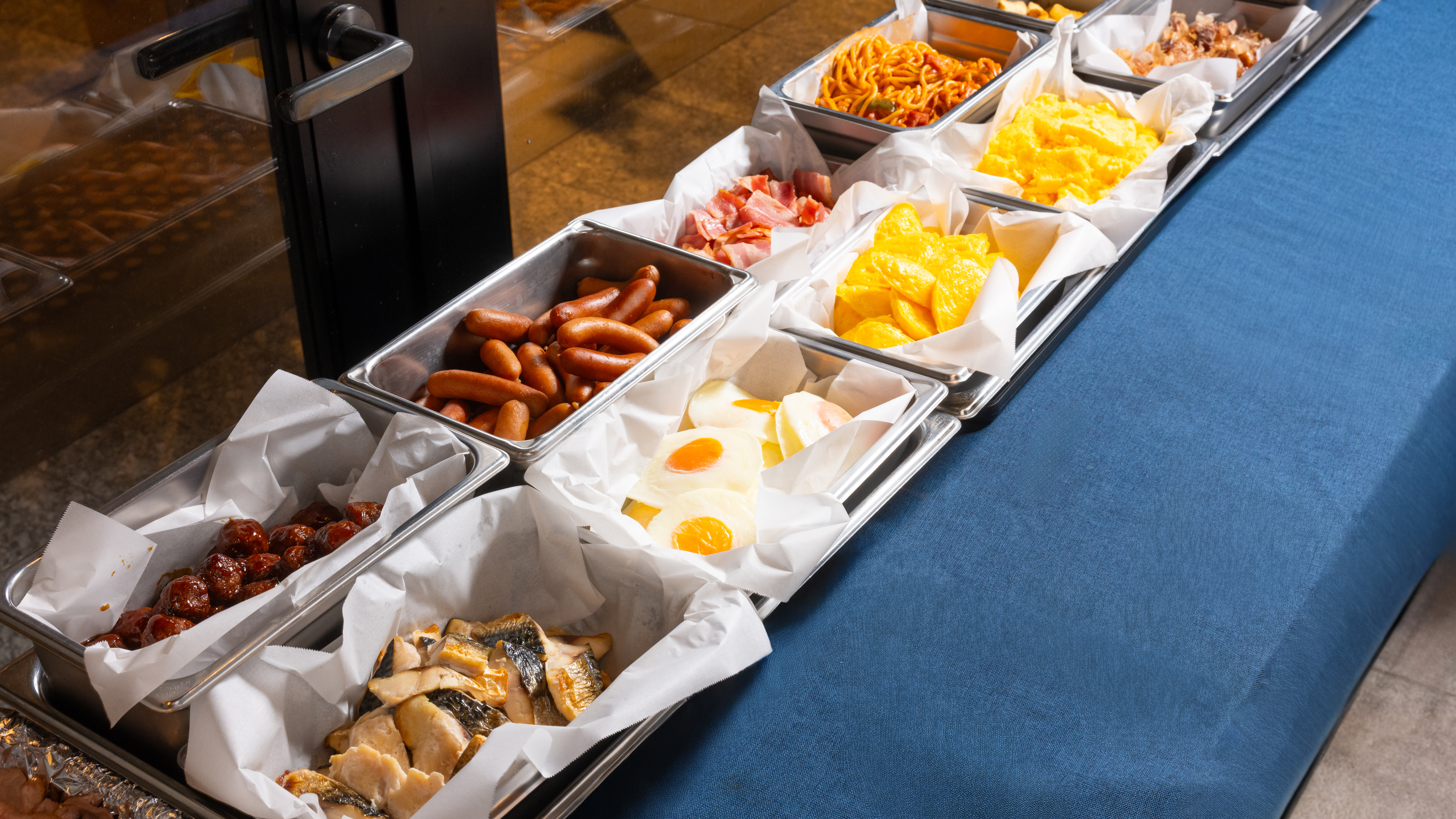 朝食ビュッフェ　メニュー例