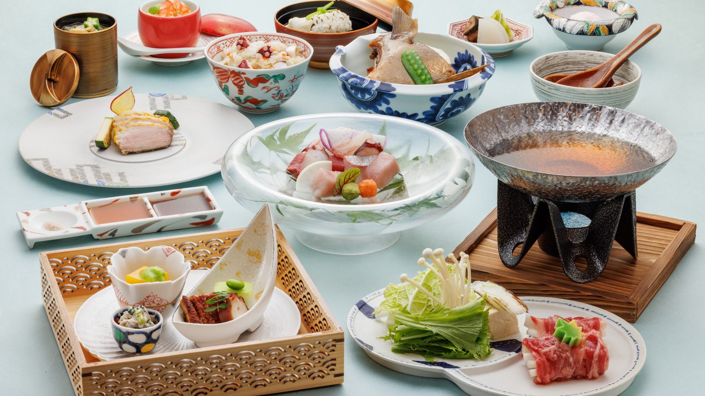 【朝・夕食付】旬の食材で四季を楽しむ！〜夏会席コース付プラン〜】