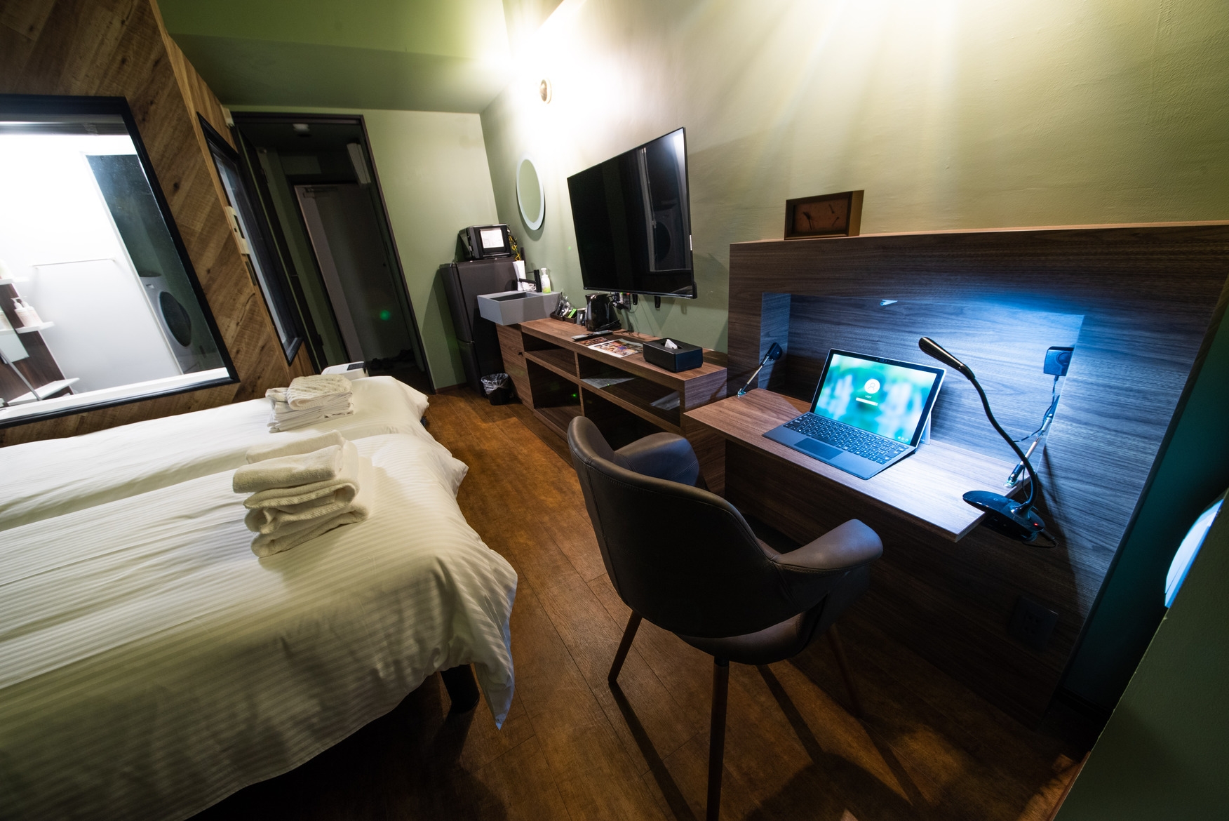 【７連泊│素泊り】洗濯機＆乾燥機付きで長期滞在におススメ！旭橋駅近く！那覇の観光・ビジネス利用に♪