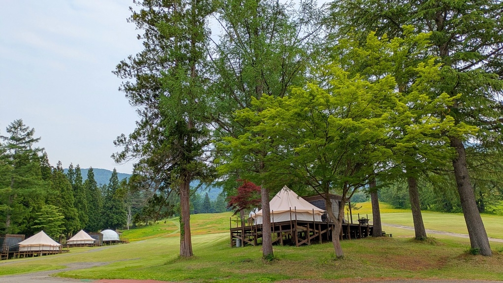 【グランピングプラン】爽やかな風と自然を楽しめるカジュアルステイ【Breezeコース】＜2食付＞