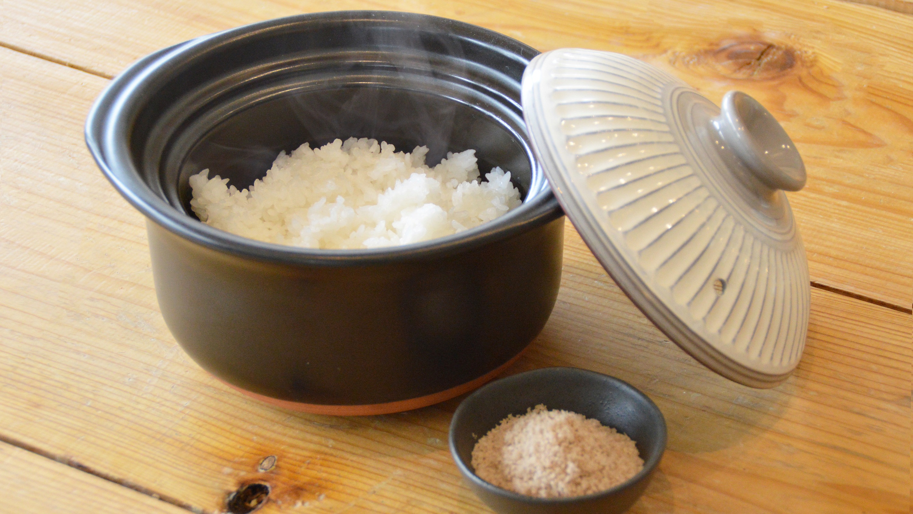 【ディナー】土鍋で炊く 南魚沼産コシヒカリ