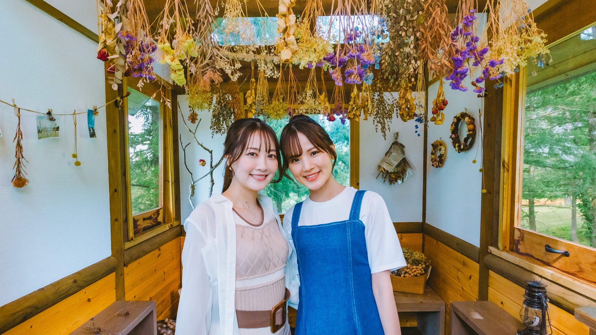 ツリーハウス内も自然を感じられる装飾に。