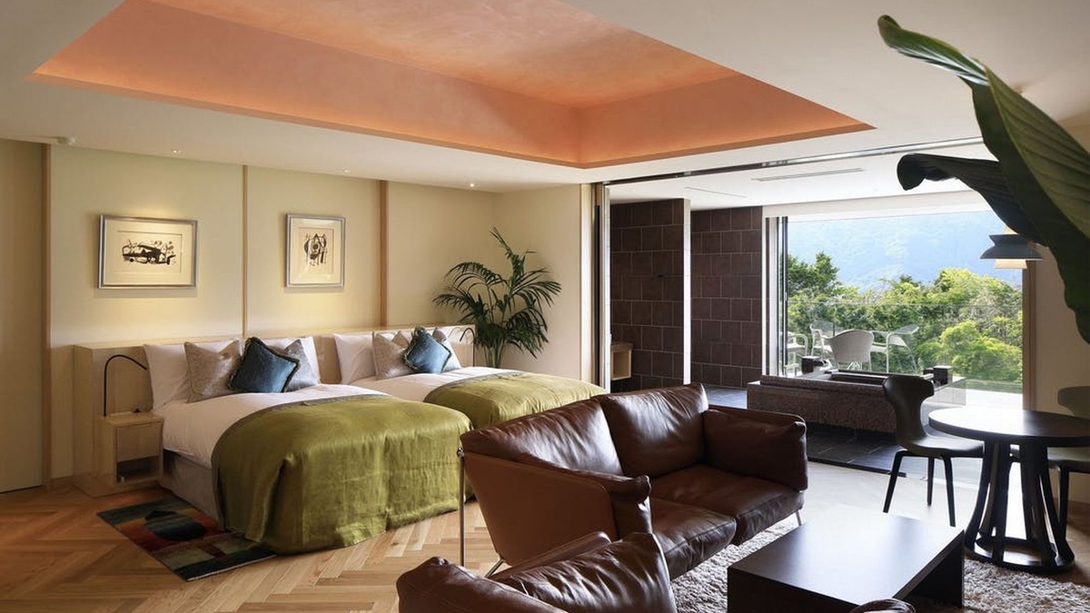 THE HIRAMATSU HOTELS & RESORTS 仙石原(部屋(ベッドルーム))