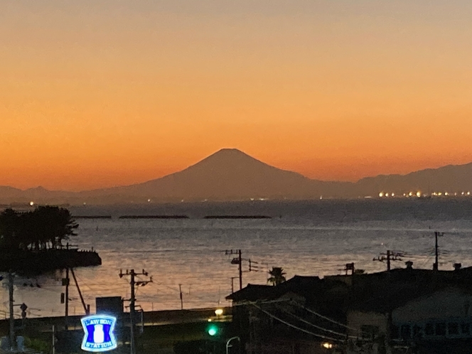 富士山 夕方