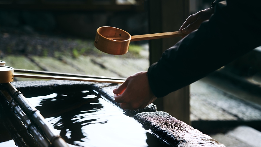 奈良井宿には、山から水が流れてきている水場が沢山あります