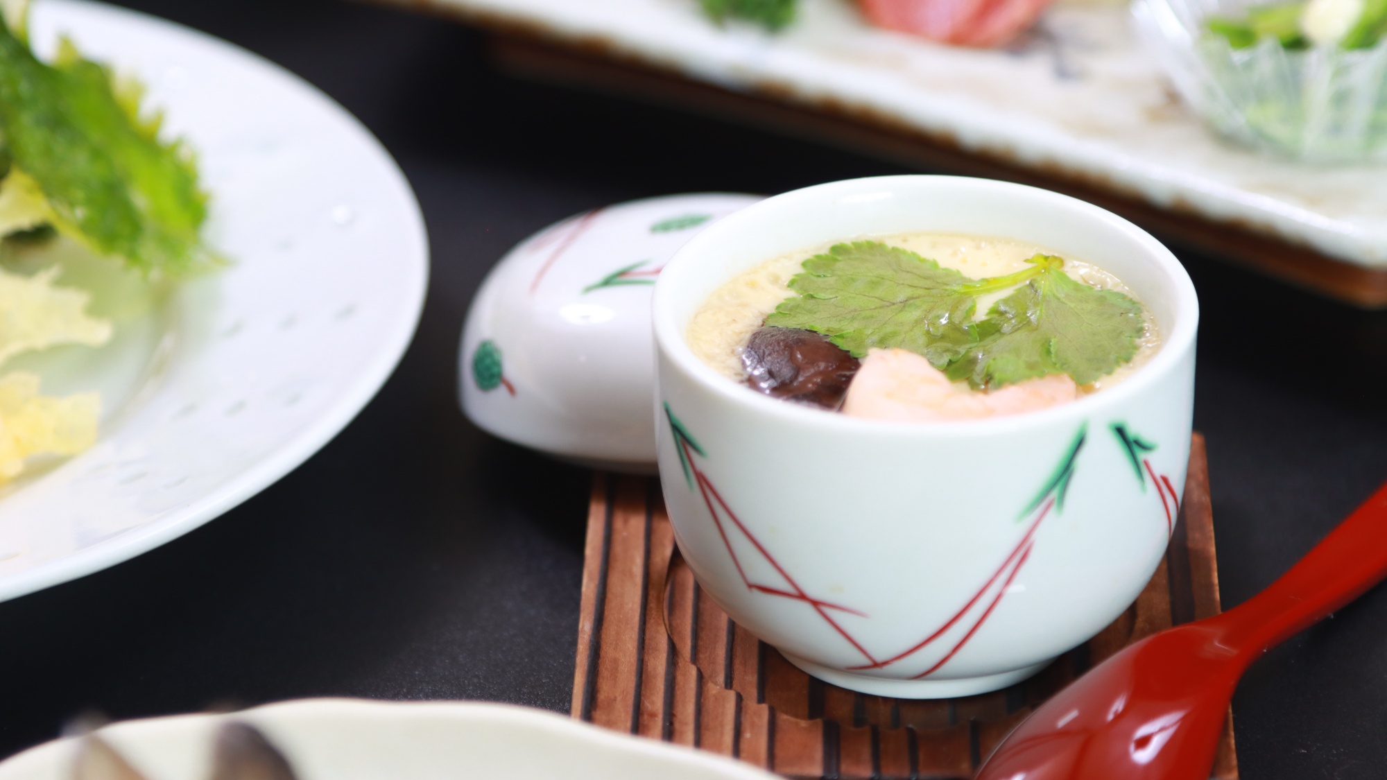夕食の一例◇茶碗蒸し。