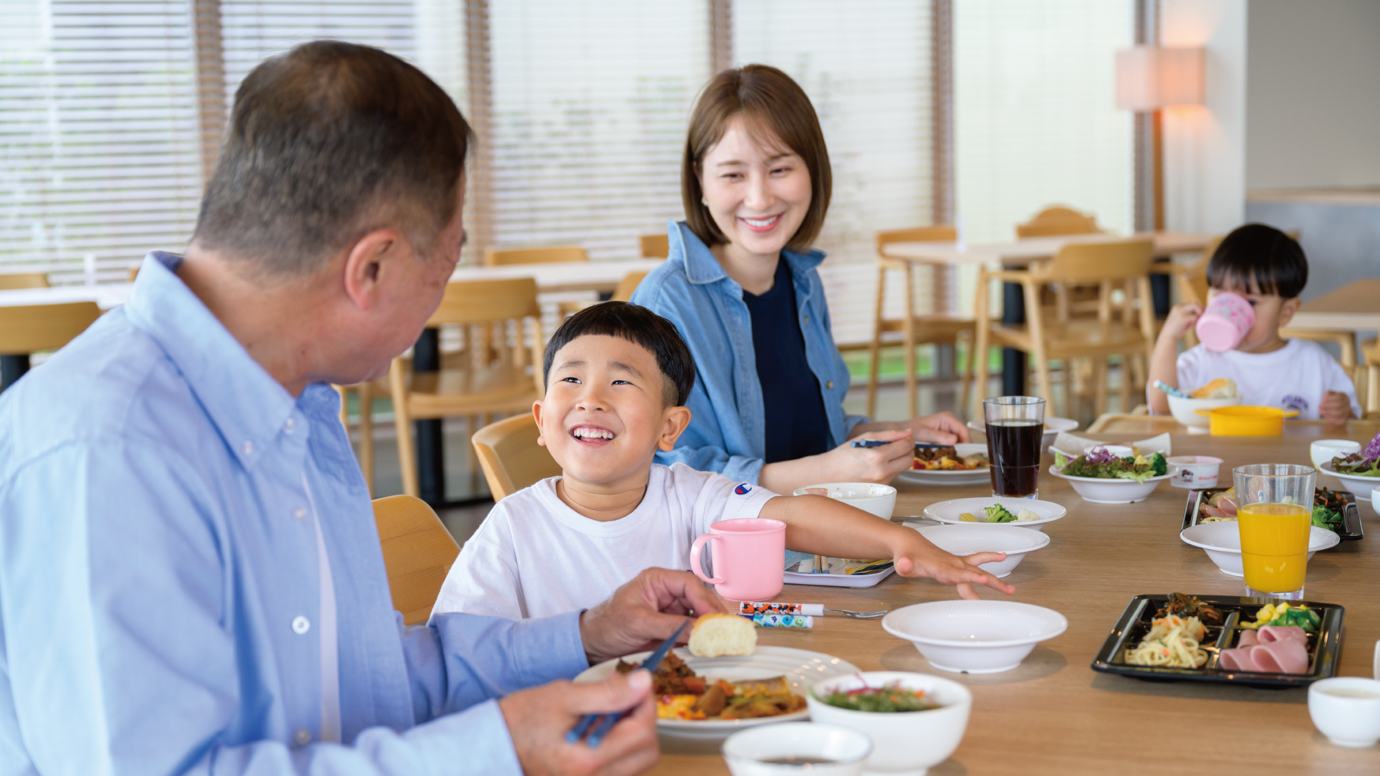 【朝食】家族の時間を楽しむ