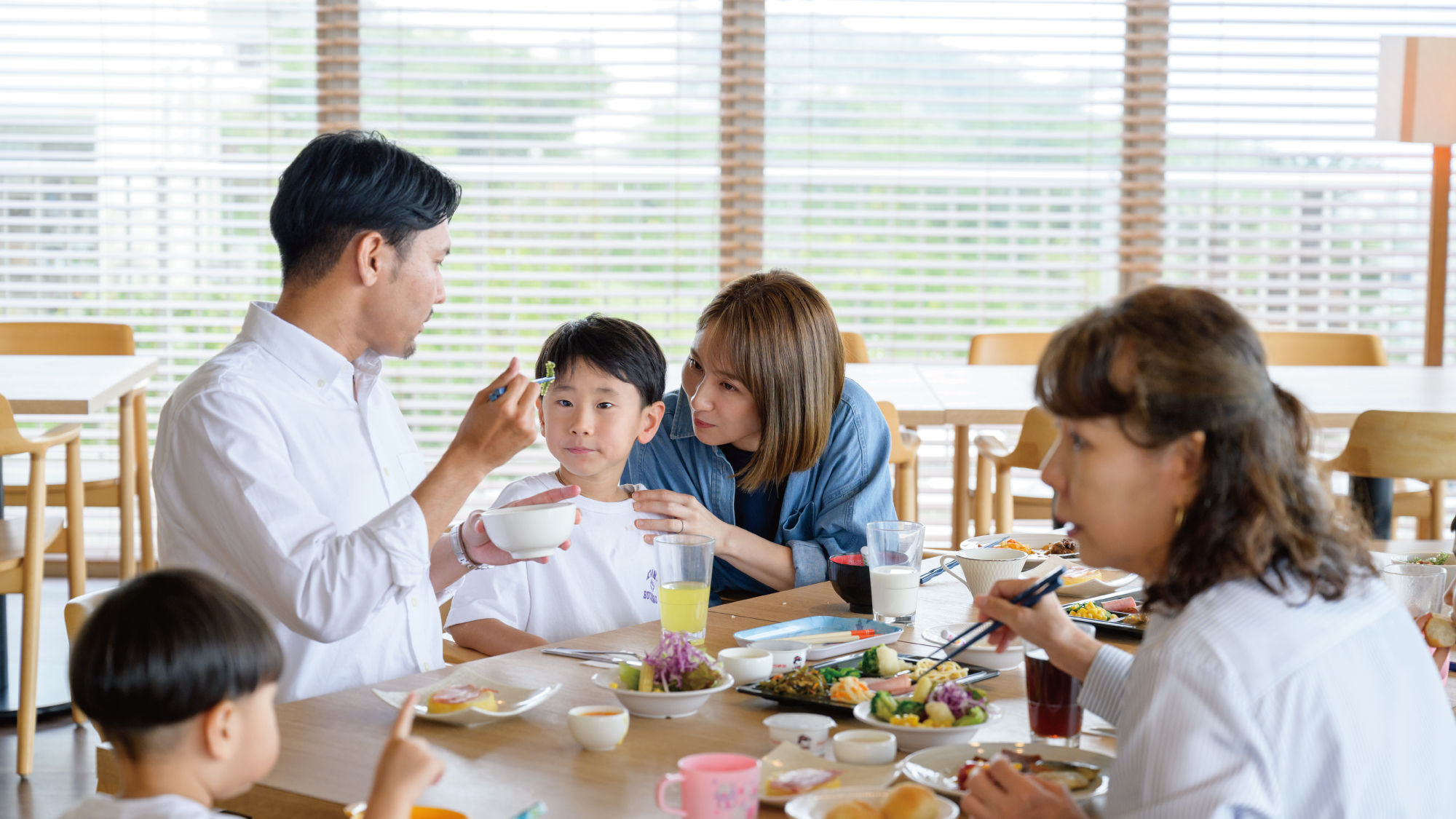 【朝食】家族の時間を楽しむ