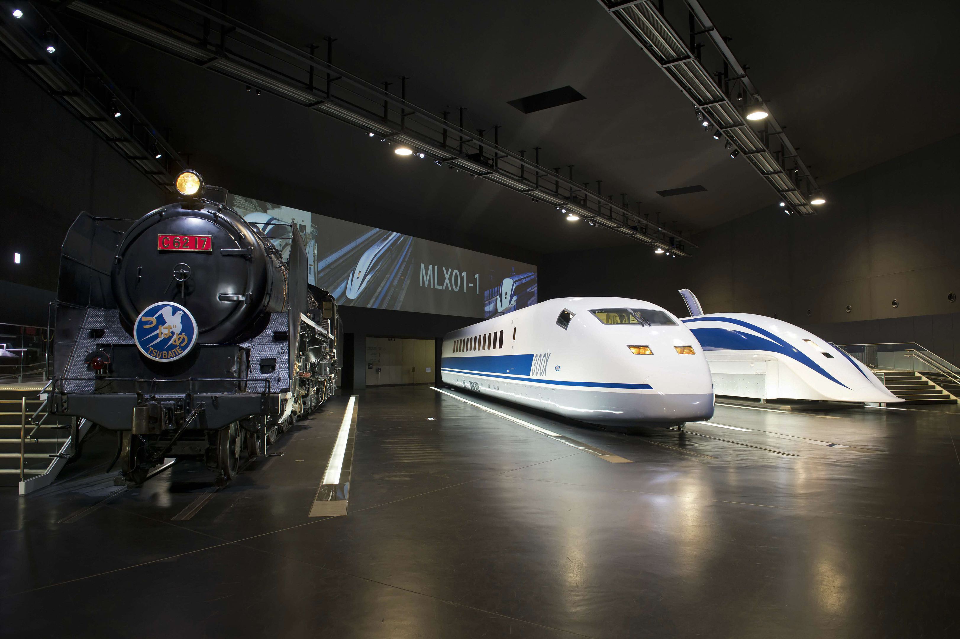 リニア・鉄道館　東海道新幹線を中心に、在来線から超電導リニアまでの展示をしている鉄道館
