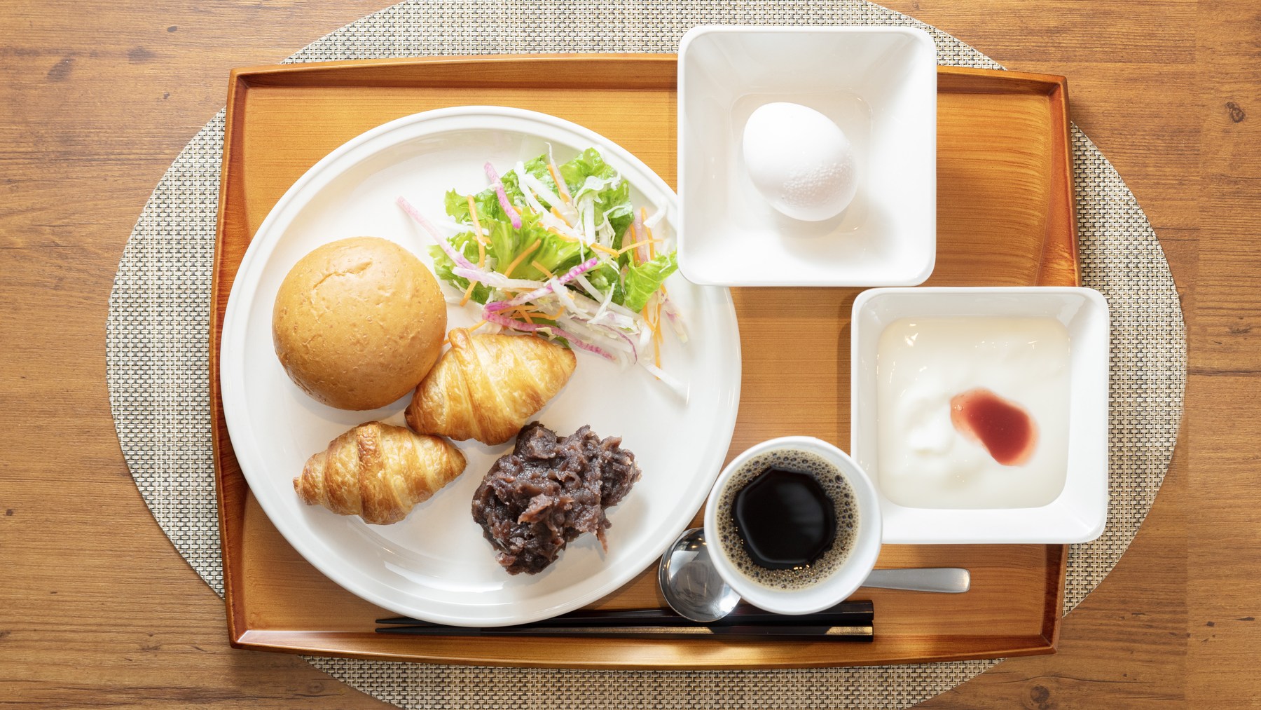 朝からしっかり食べて元気にご出発くださいませ♪