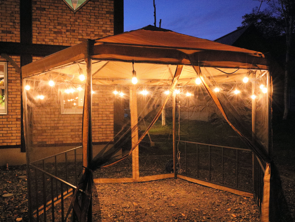 ヴイラTSUBAKI BBQ専用テント