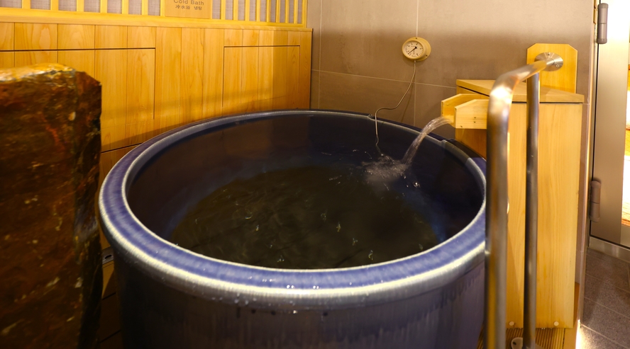 【”黒湯”天然温泉大浴場】水風呂