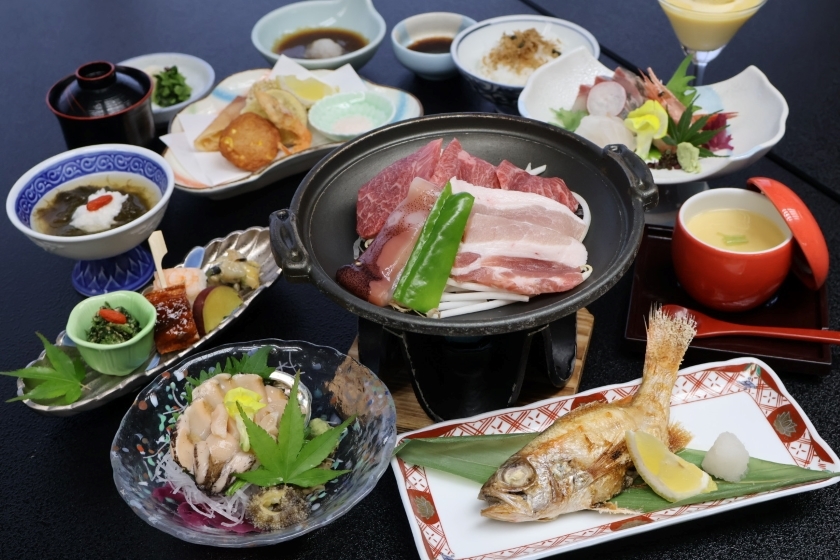 ★期間限定★北陸の旬の味覚！気楽に楽しむといえど本格的な会席料理と和朝食＜辻のや流 お手軽会席＞