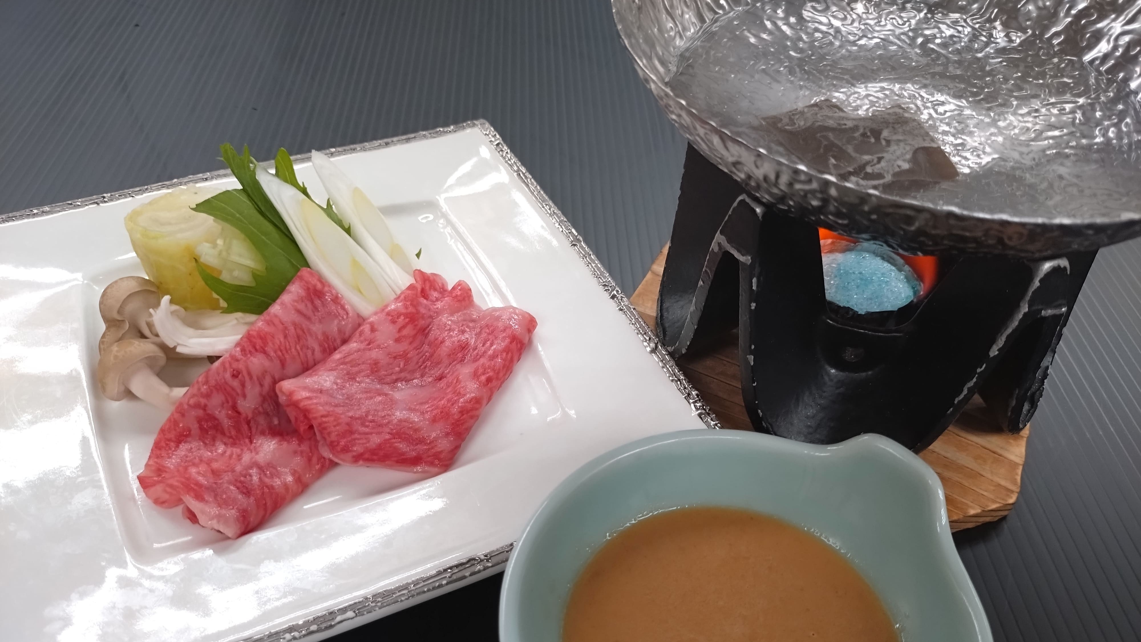 四季会席【秋】 牛しゃぶしゃぶ