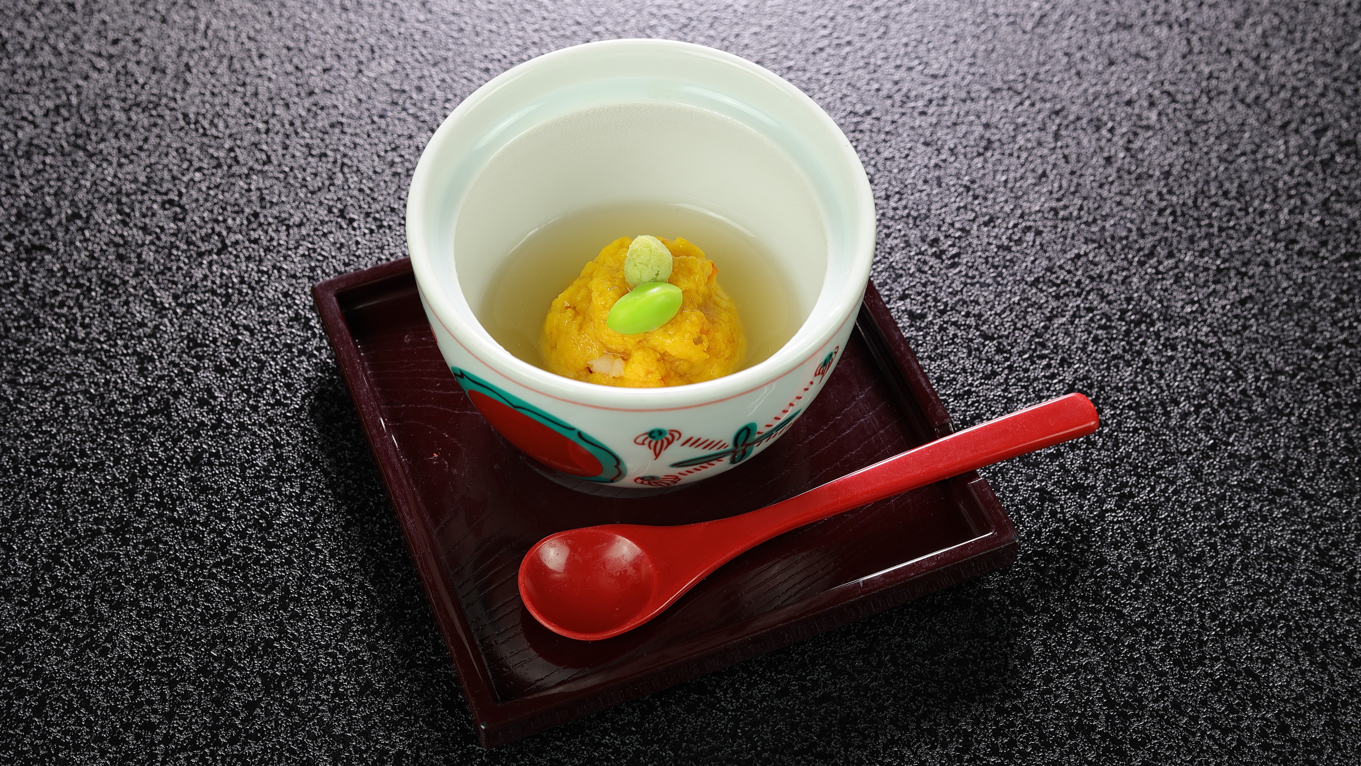 四季会席【夏】　赤皮甘栗南瓜で作ったお饅頭