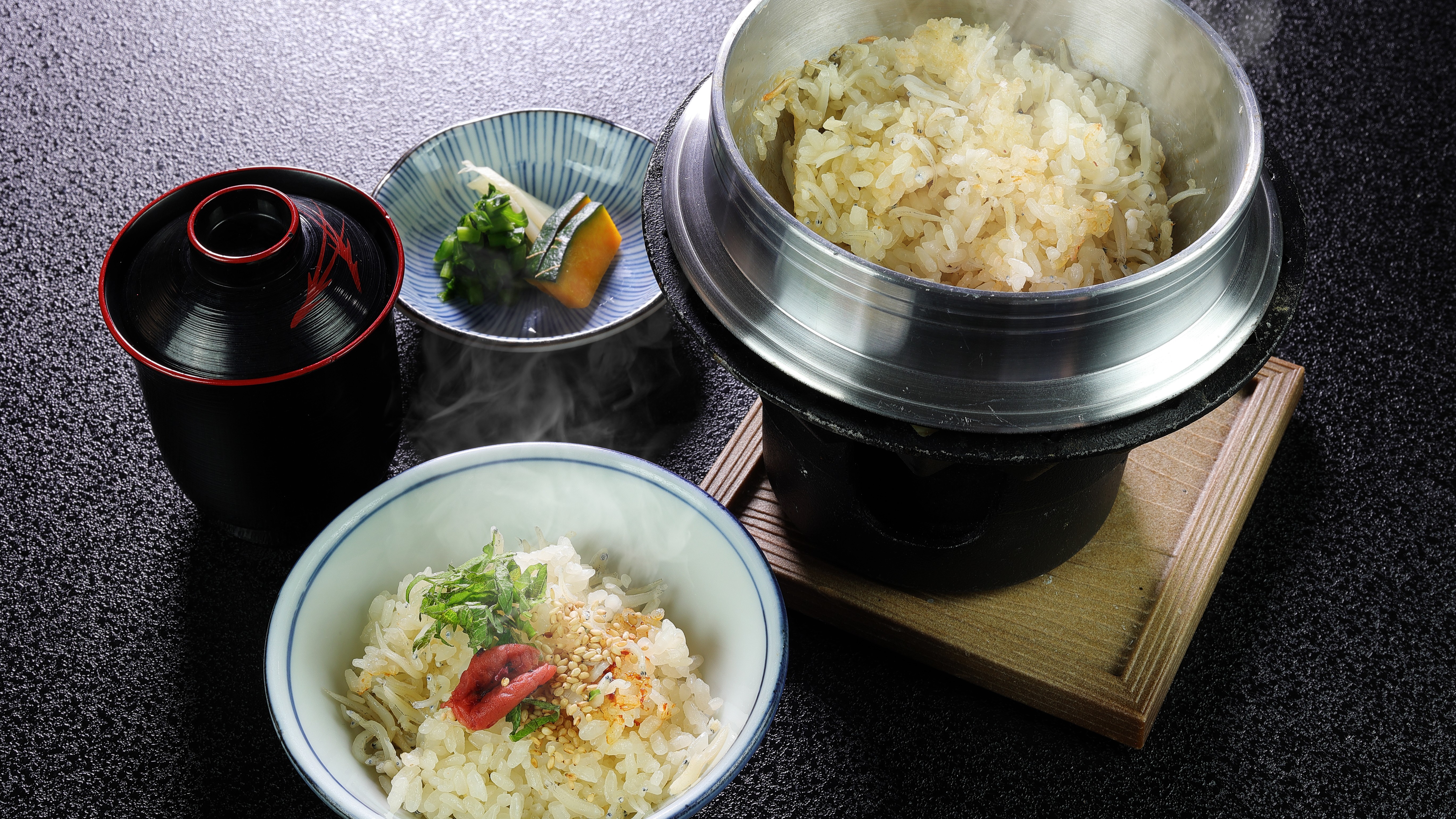 四季会席【夏】　しらす飯