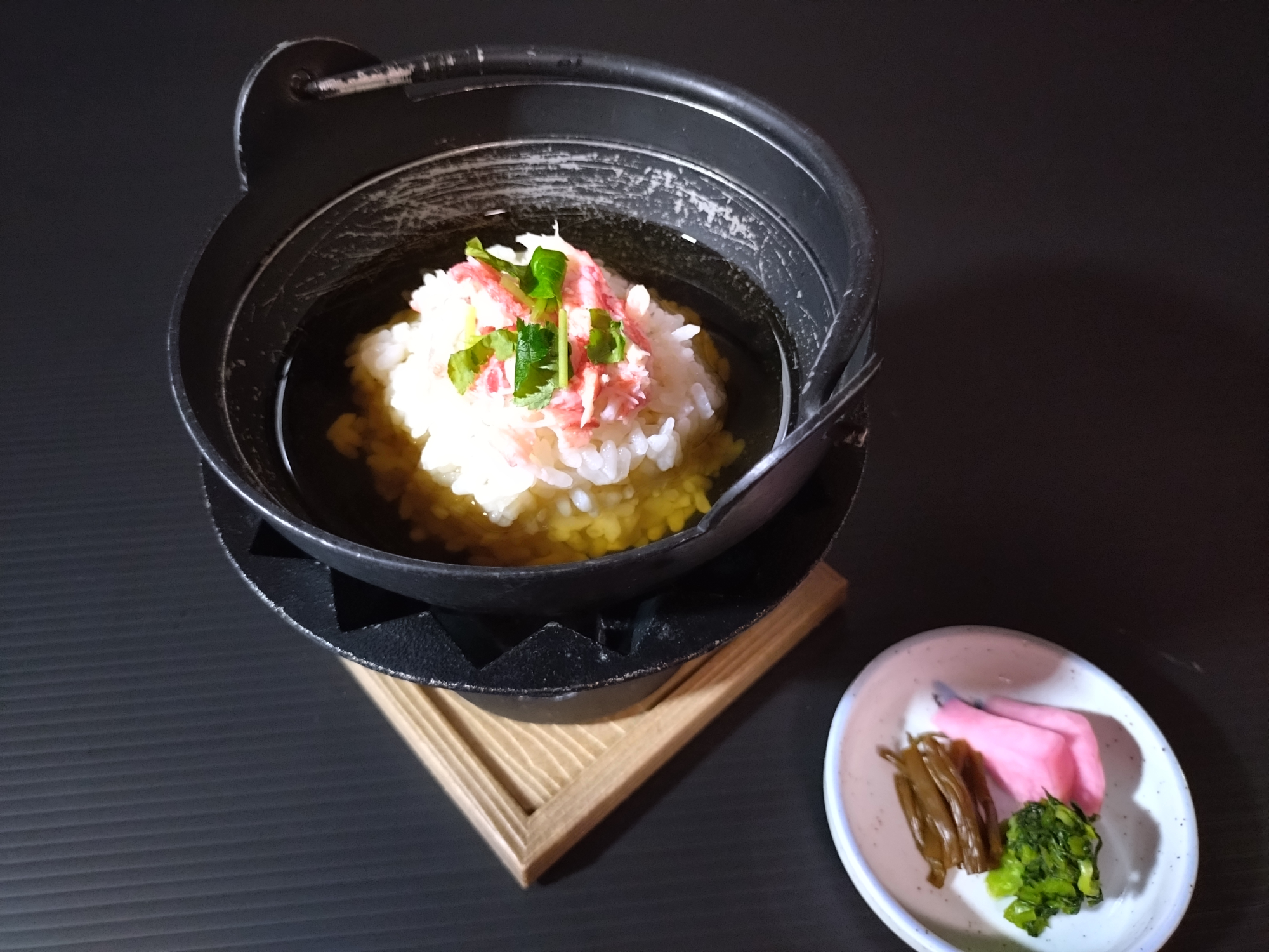 かに&times;蟹会席【冬】かに雑炊