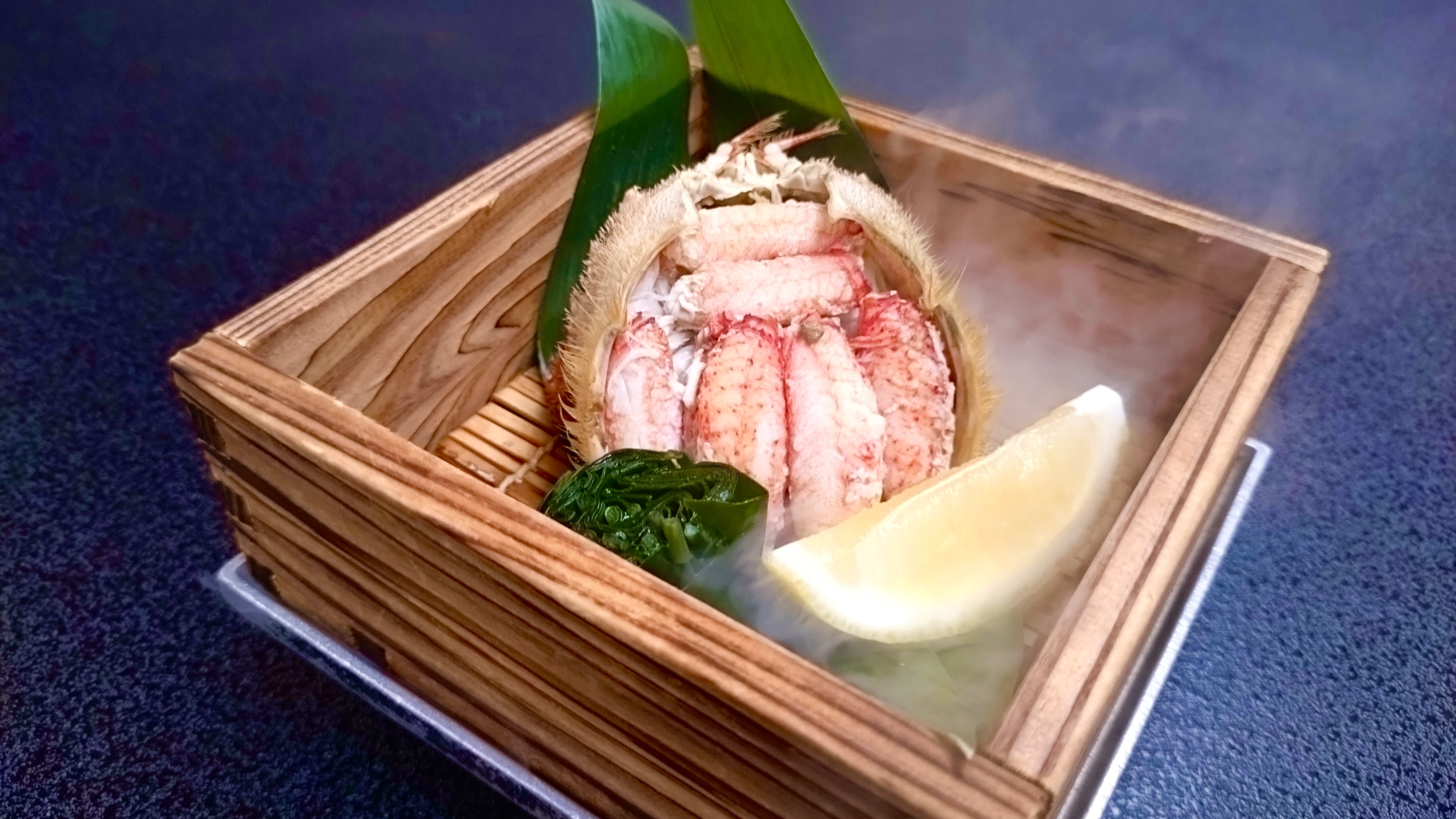 毛がに共殻盛り