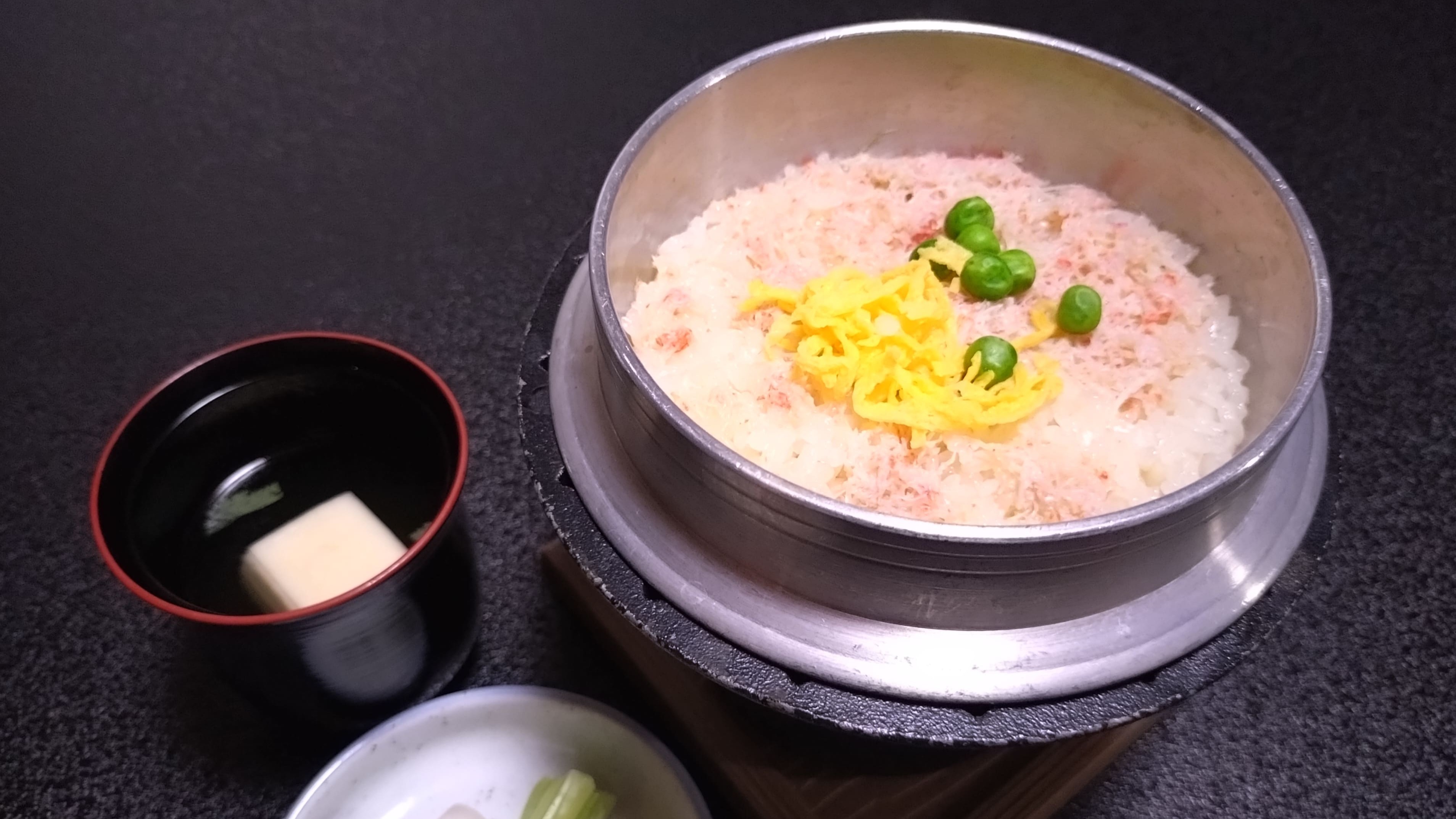 四季会席【冬】ずわい蟹釜飯