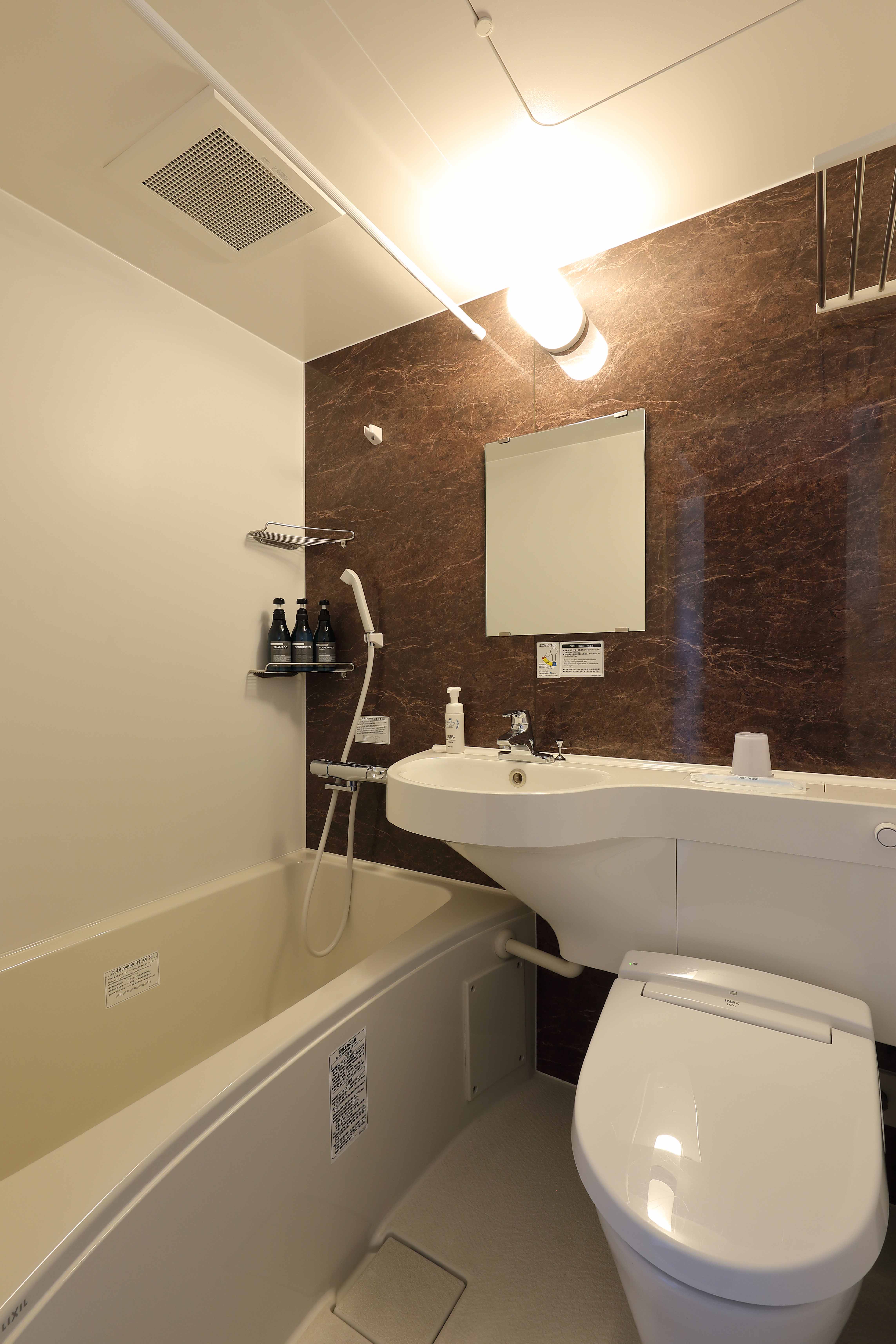 〇シングル・ダブルルームユニットバス〇