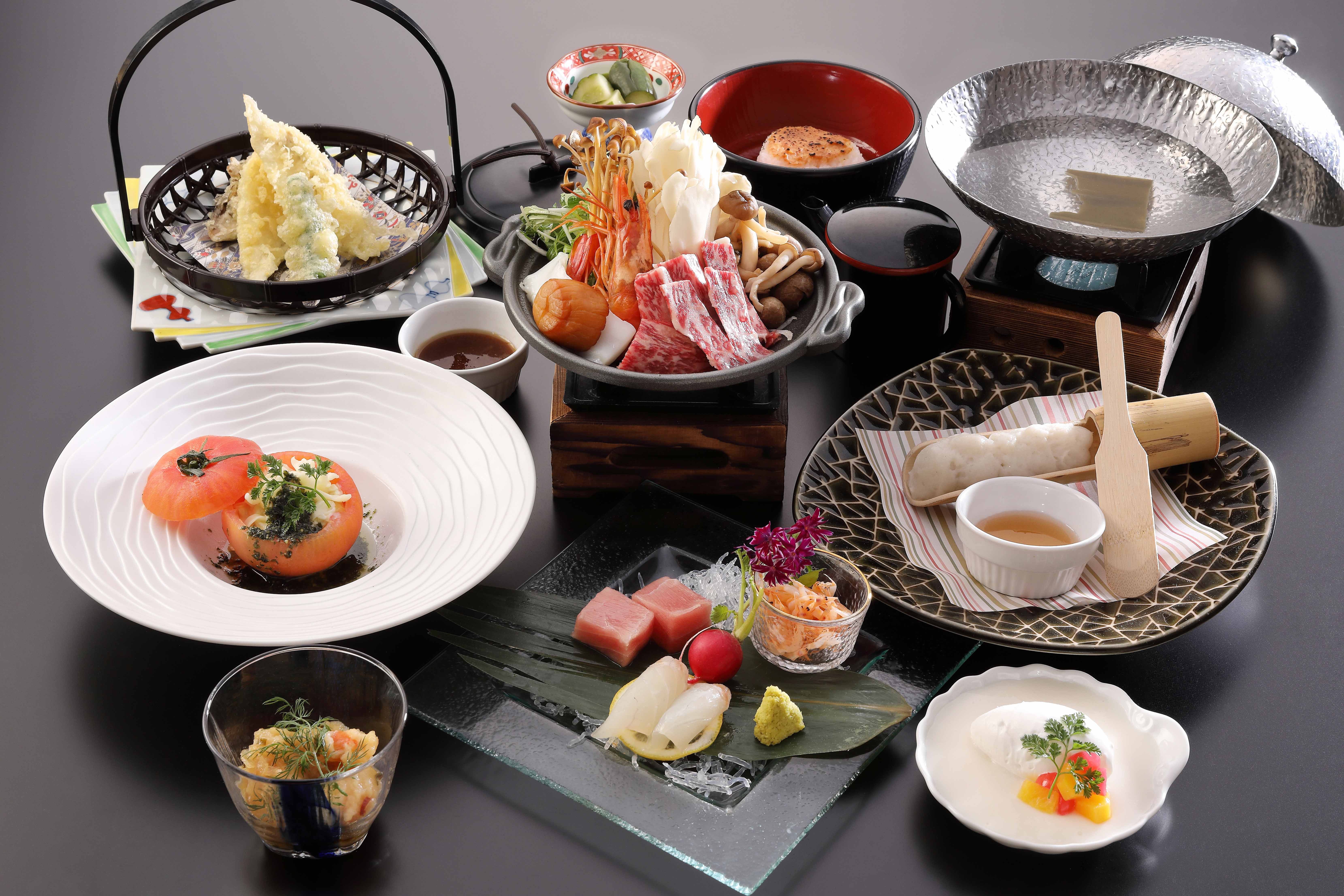 2026.4月５月会席料理(鱸の天婦羅)