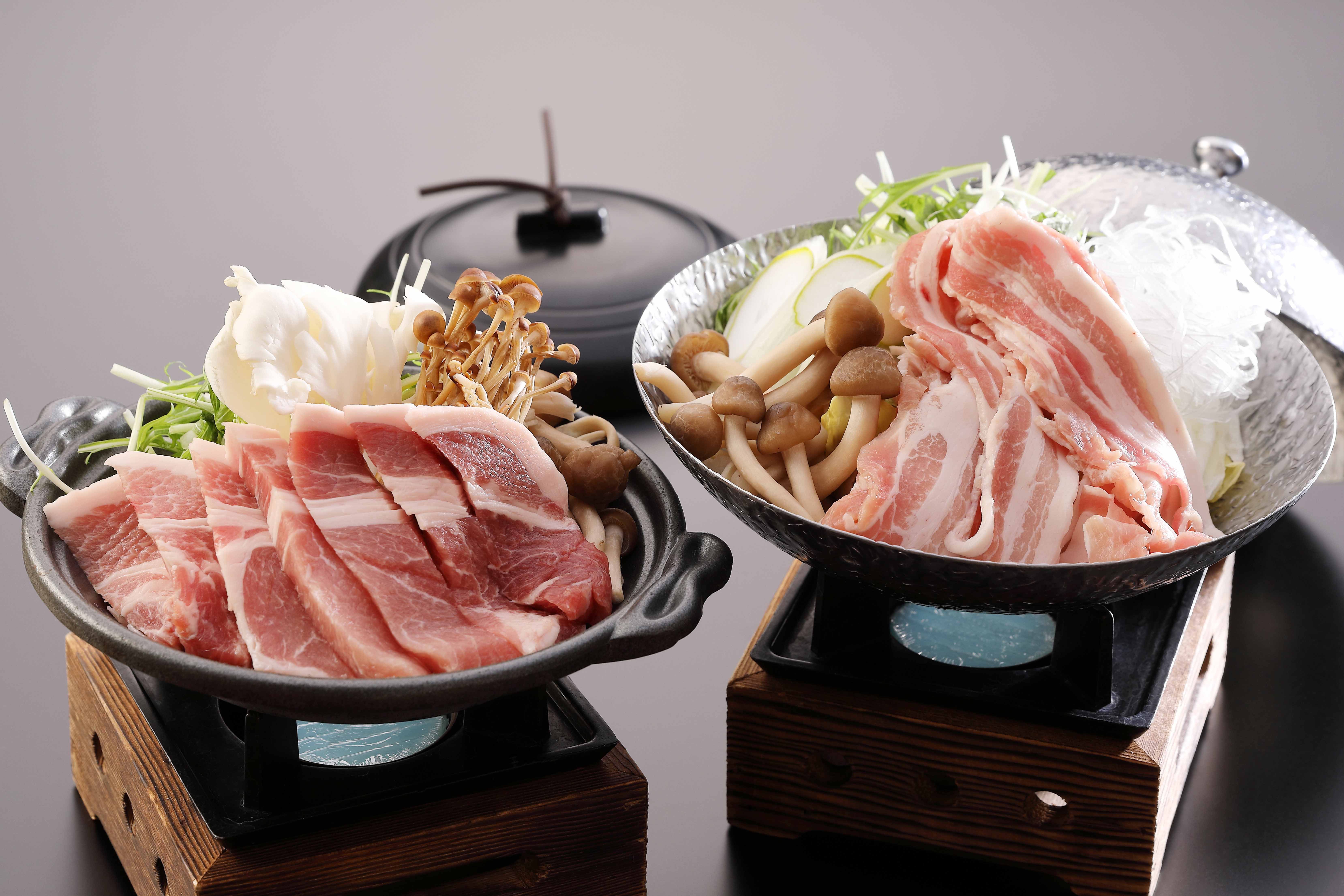 豚会席コンロ(すき鍋or陶板焼き)