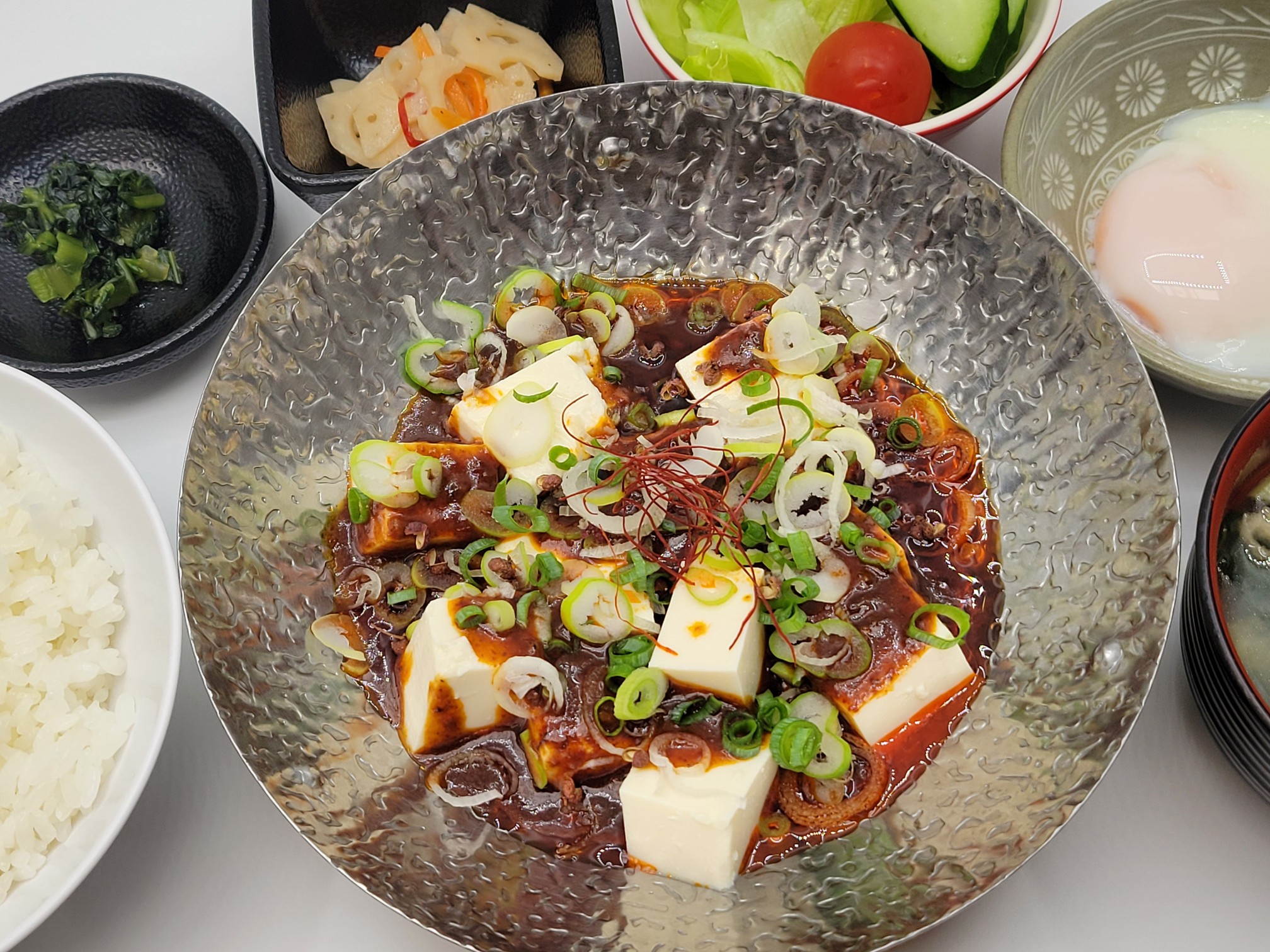 夕定食（②四川風麻婆豆土冨セット）