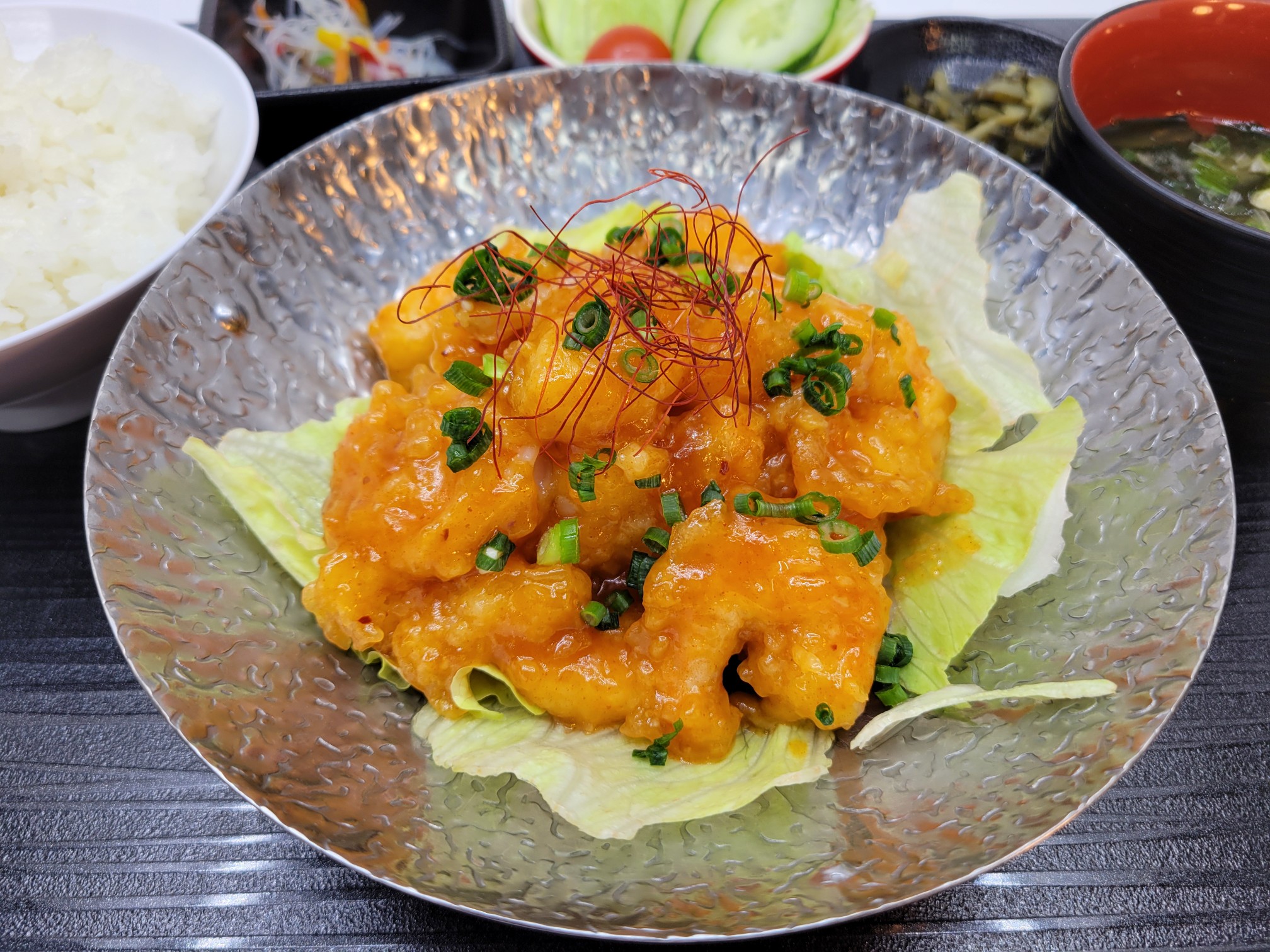 夕定食プラン(①エビチリ)