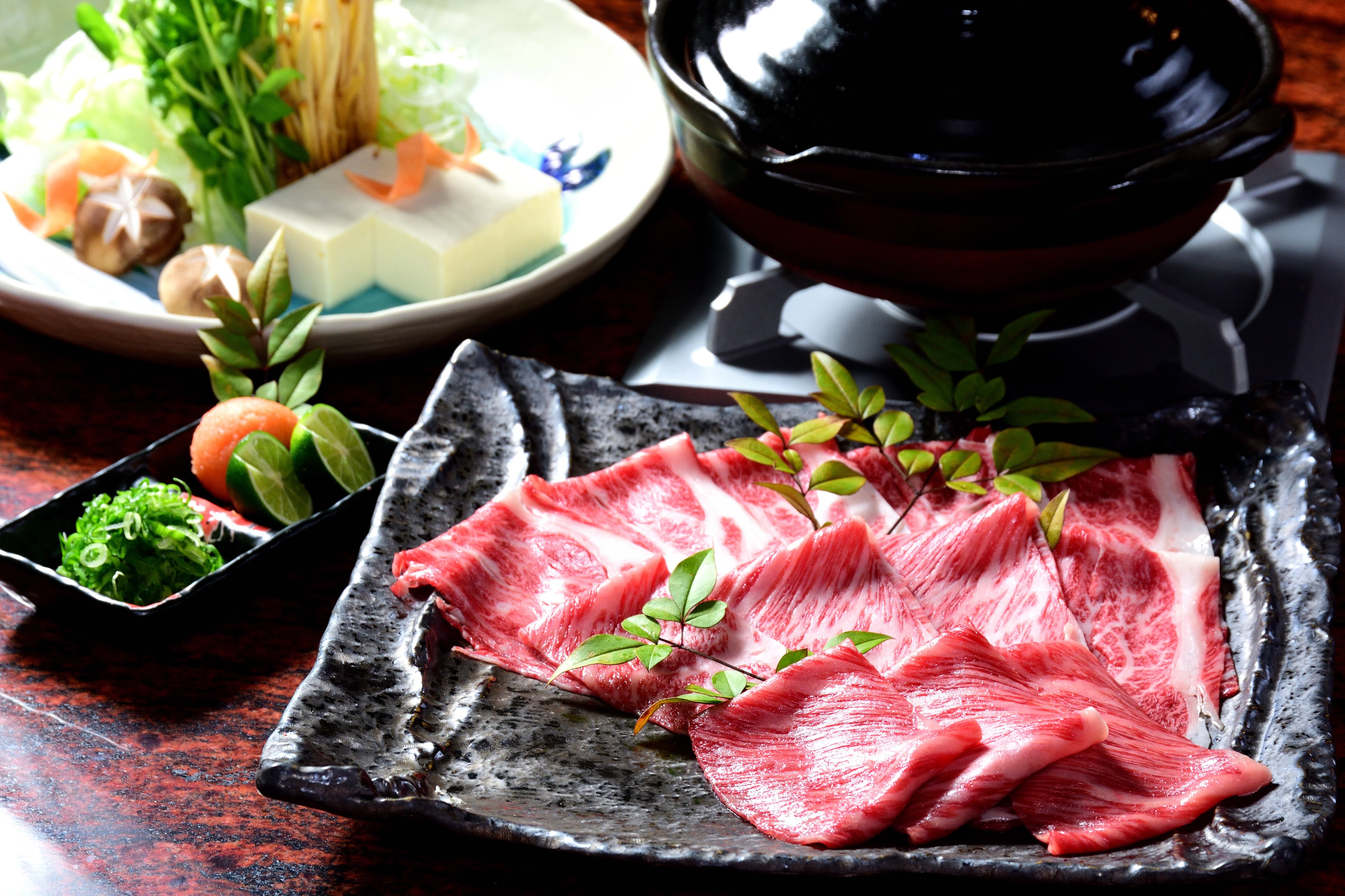 熊野牛の温泉しゃぶしゃぶ　