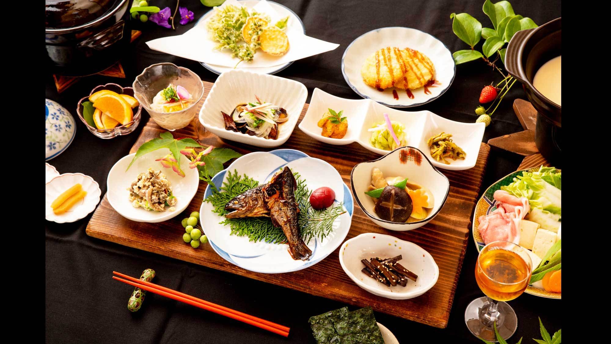 客室清掃なし・タオル交換アメニティ補充のみ／奥四万十を満喫＜eco連泊／夕食のみ朝食なし＞プラン