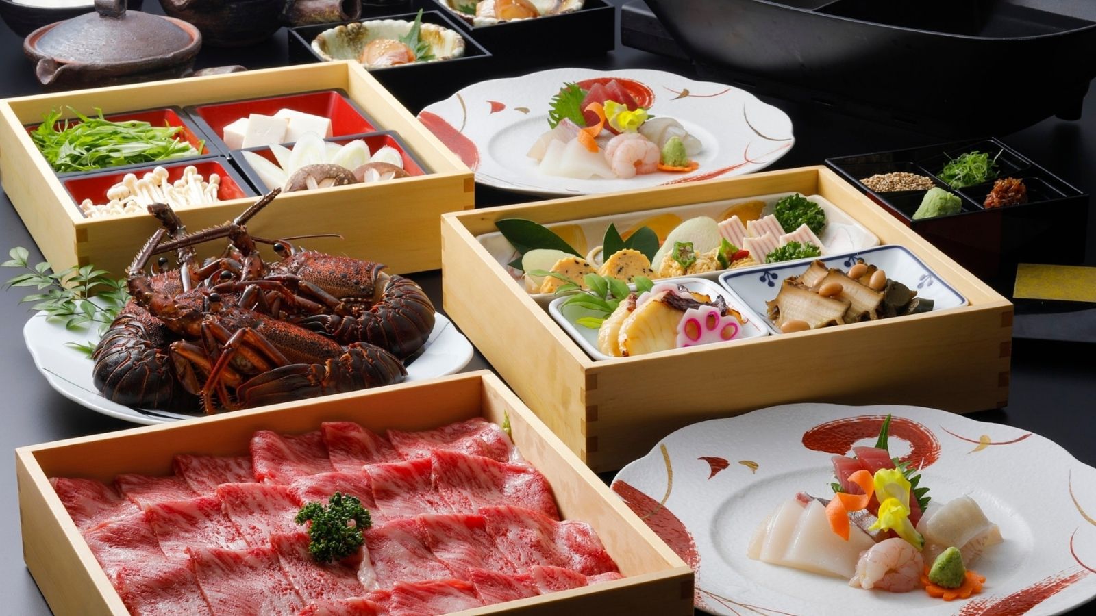 【夕食のみ◆お部屋食】伊勢海老・黒毛和牛の厳選食材◆紀伊の旬と露天風呂、ヴィラで独占