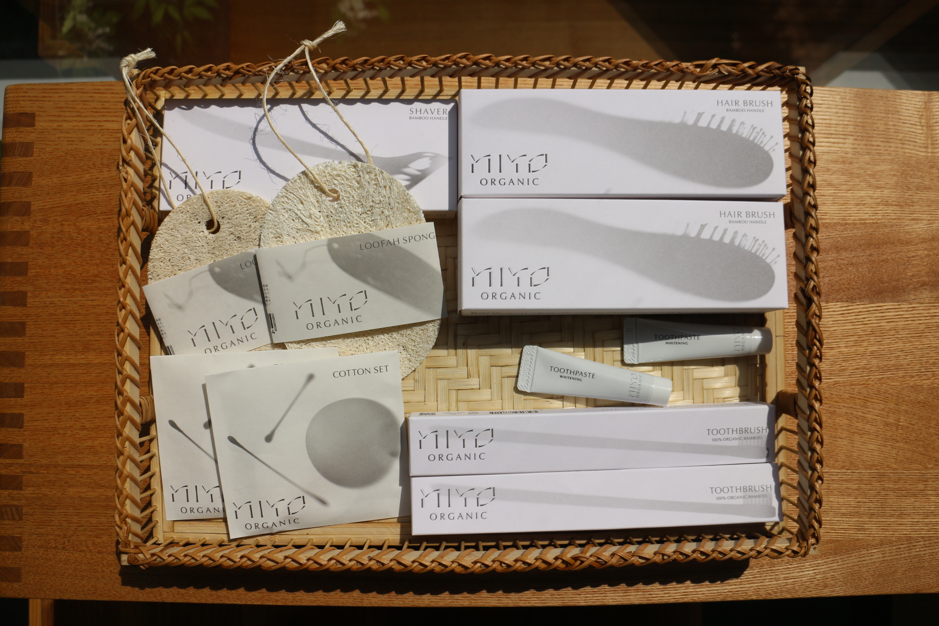 MiYO ORGANICの竹製アメニティー