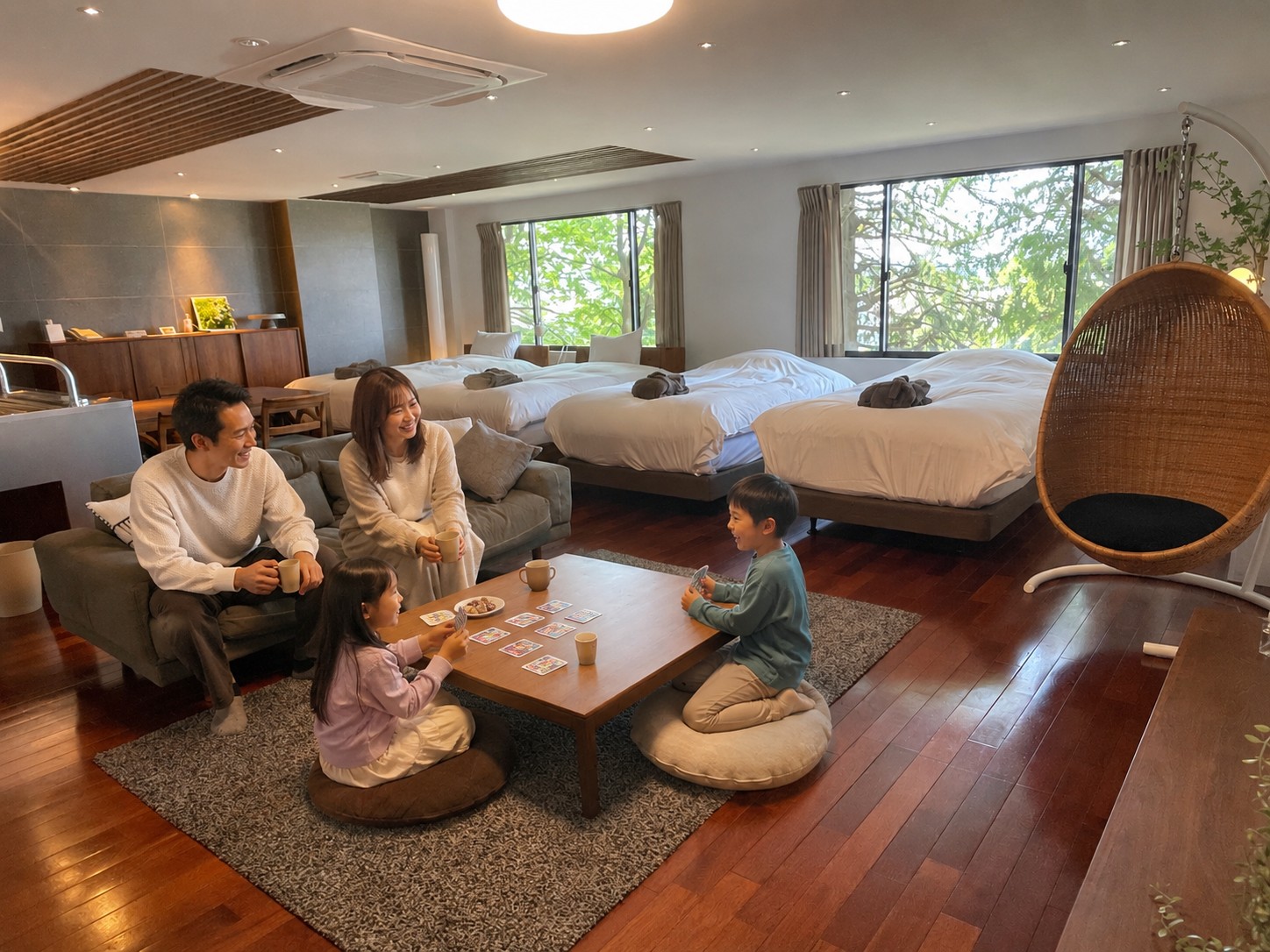 お子様連れでのご利用も大歓迎