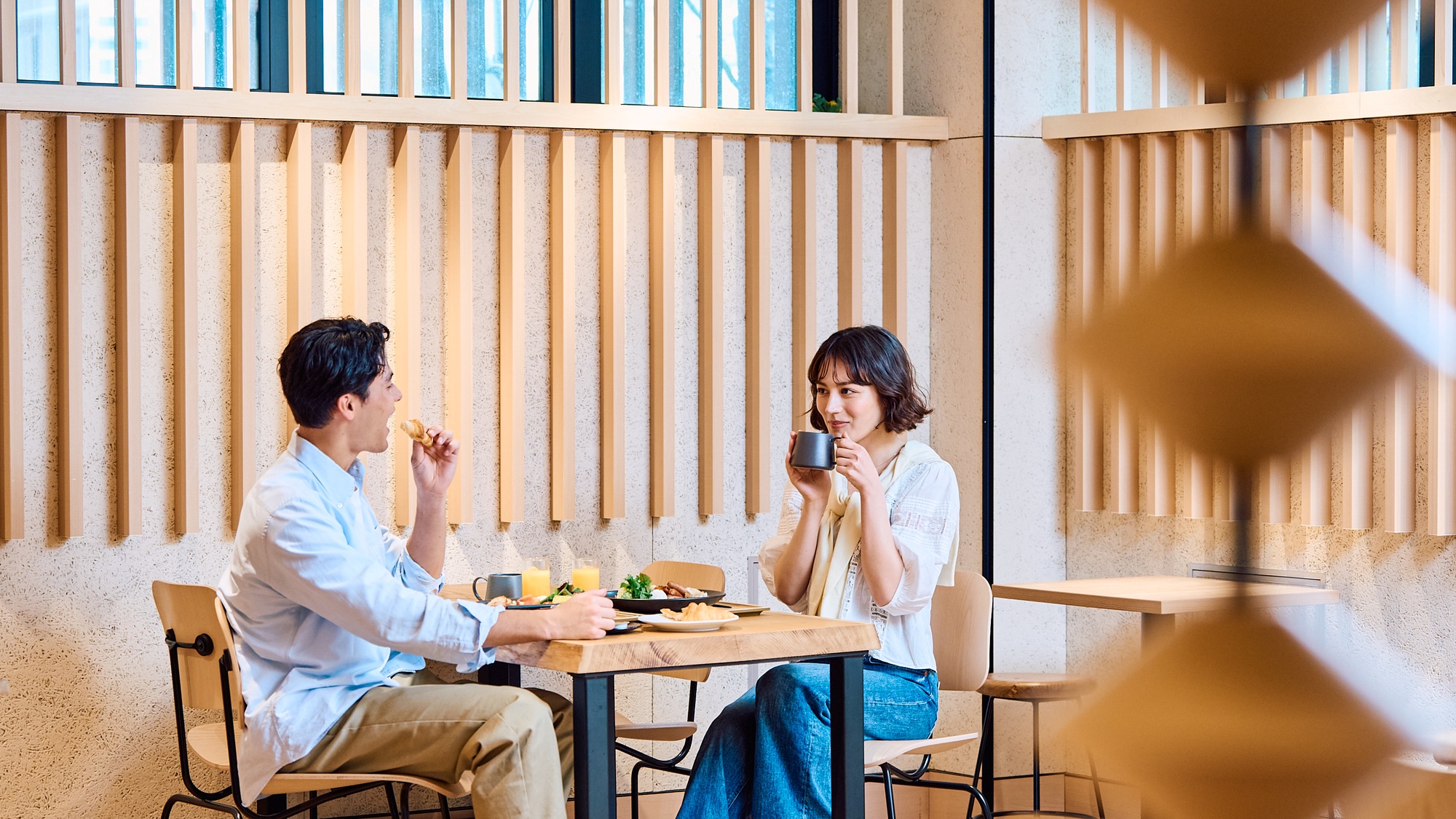 大人気の朝食ビュッフェ