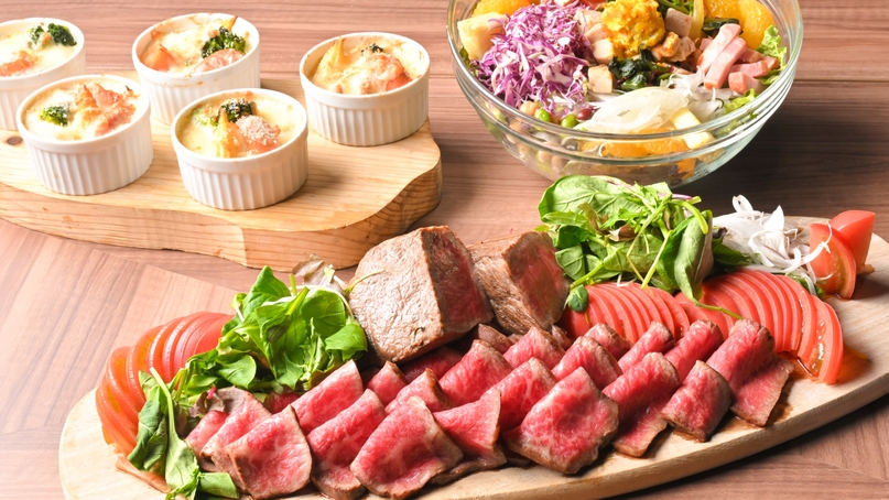 ◆期間限定２月２８日まで【夕食代３０％OFF】北海道味めぐり蟹・海鮮・お肉の贅沢ビュッフェ　☆夕食付