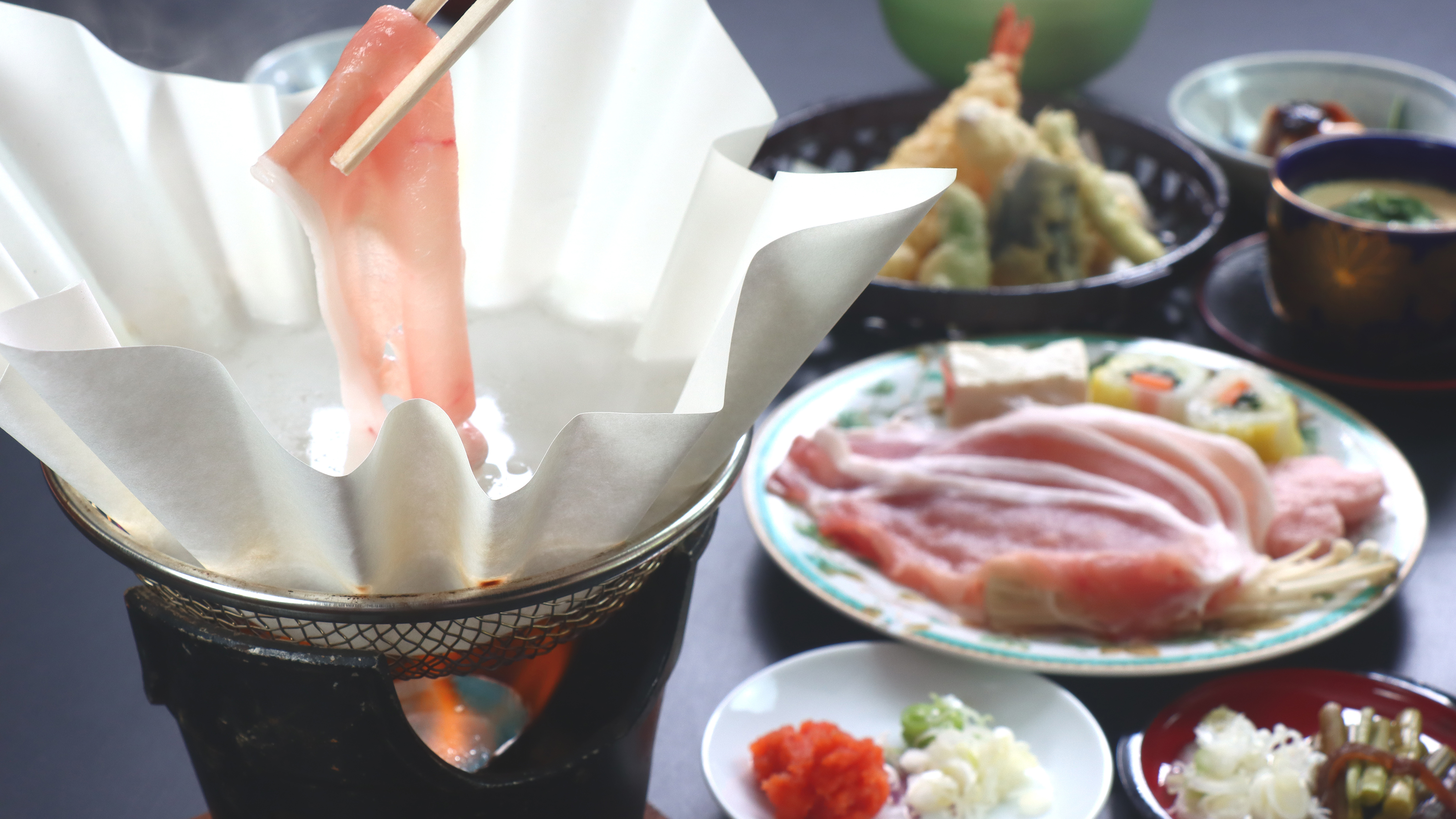 【白馬ぶたのしゃぶしゃぶ】