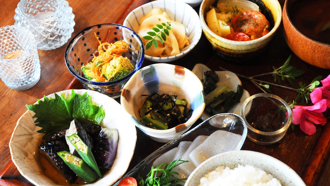 【1泊2食】「農家ごはんセット」旬の野菜を活かしたバラエティ豊かな手作りにこだわったお料理