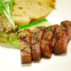 黒毛和牛特製ステーキ 蕎麦クレープ