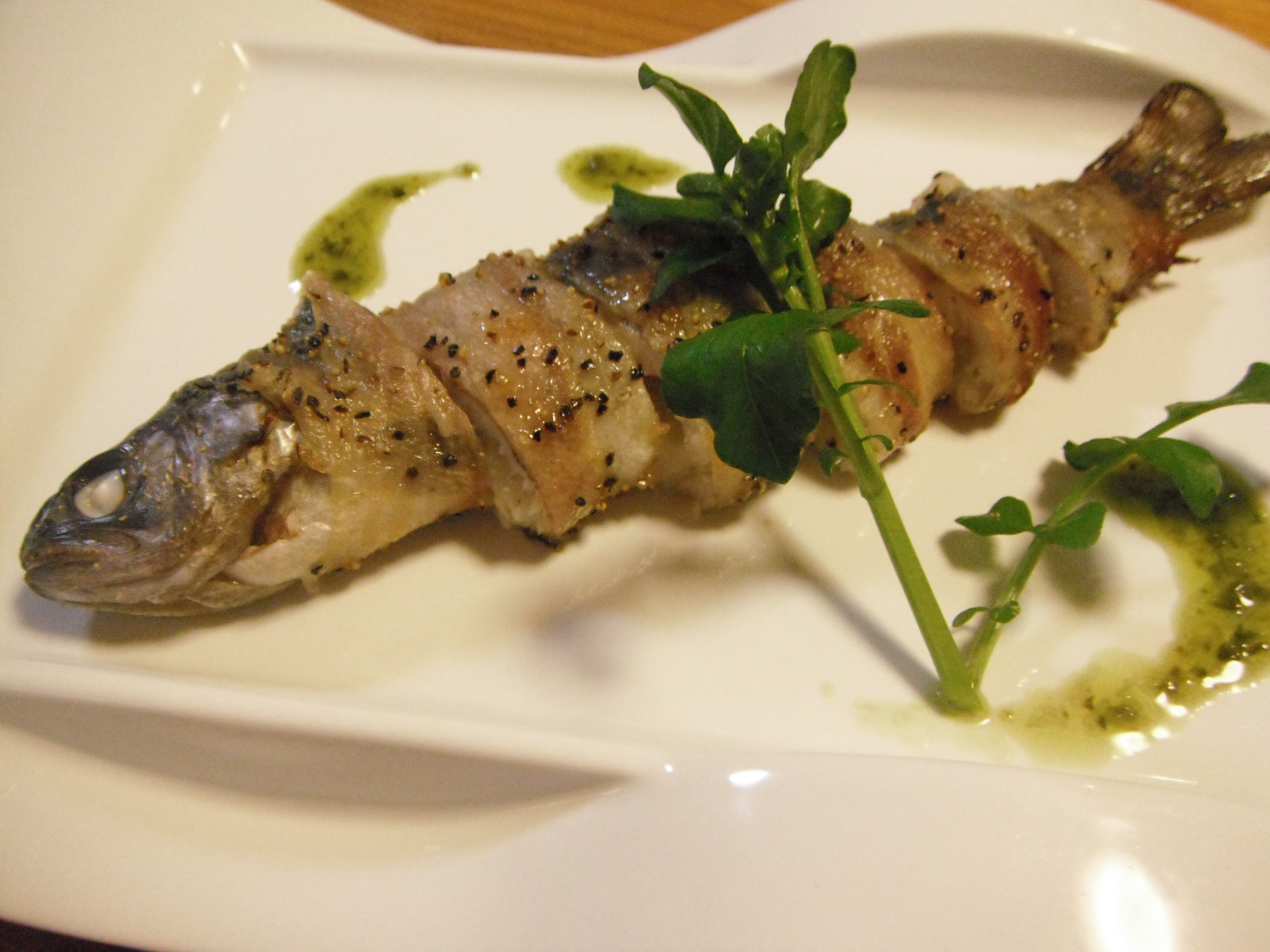 虹鱒ジャガバター焼き