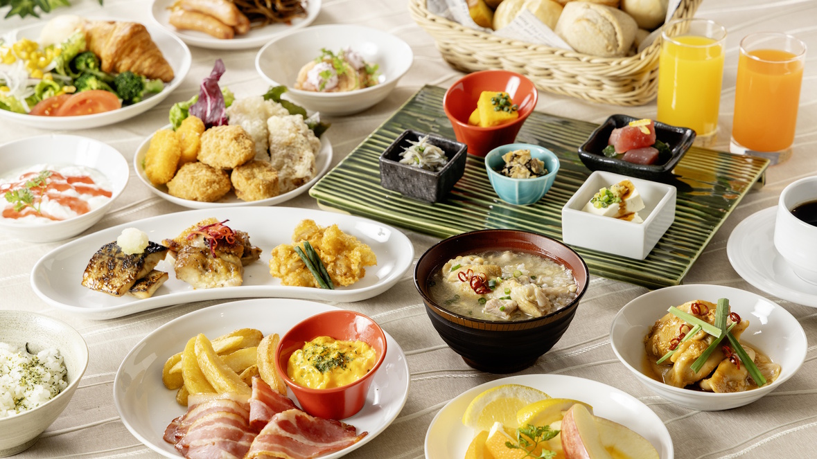 朝食ビュッフェ