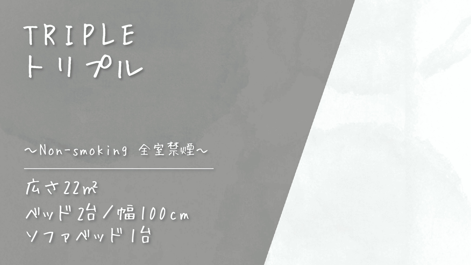 客室紹介～トリプル～