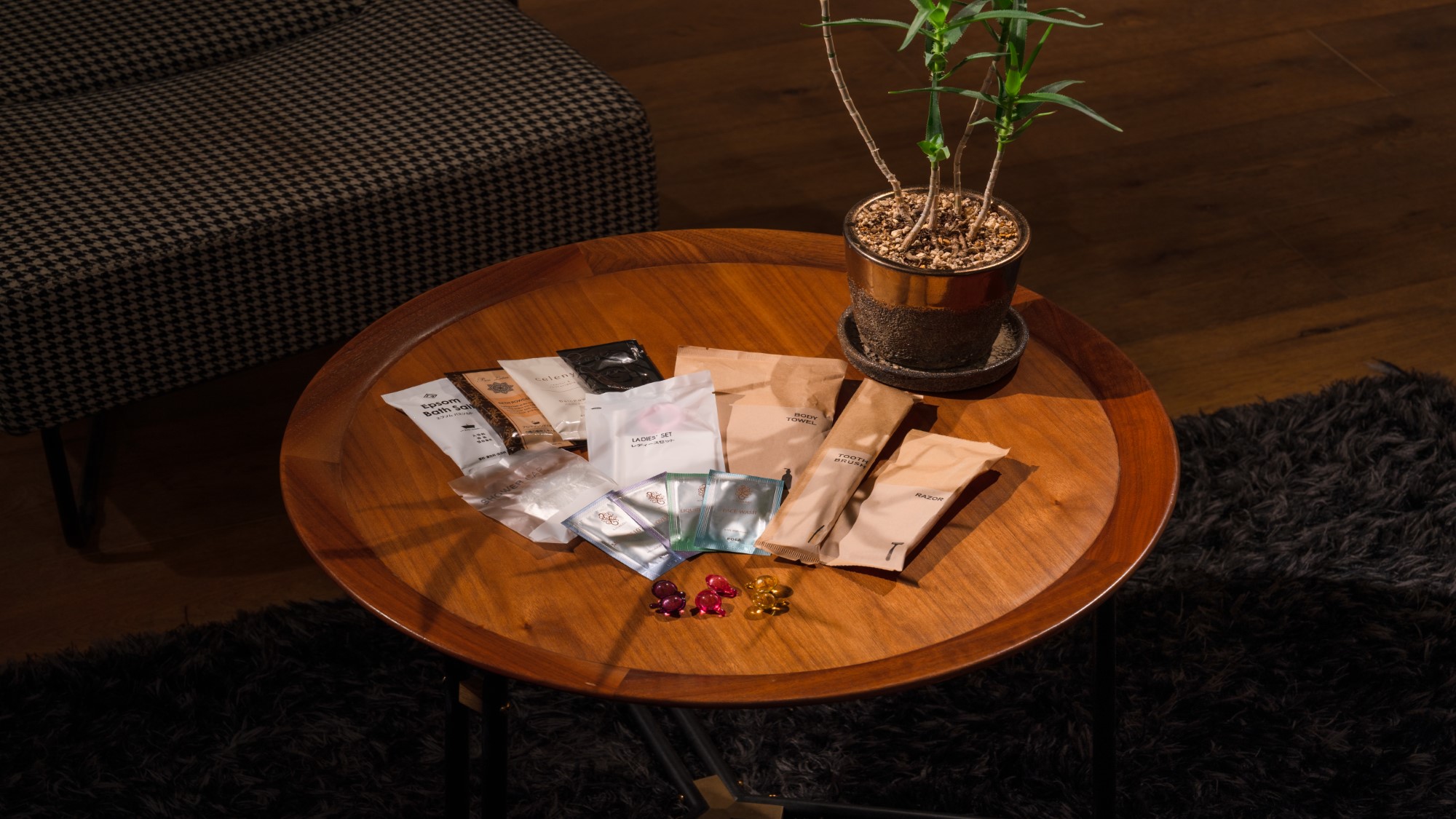 ■アメニティ■スキンケアセット　ご用意しております