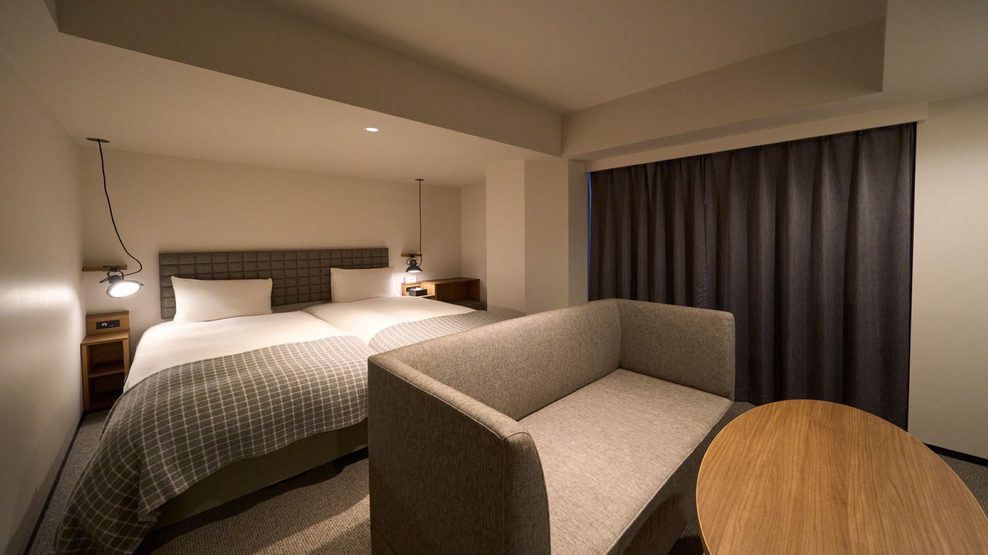 ■スーペリアツイン■22㎡・100cmベッド&times;２台