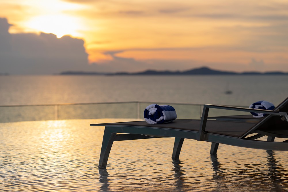 ホテルから見える景色