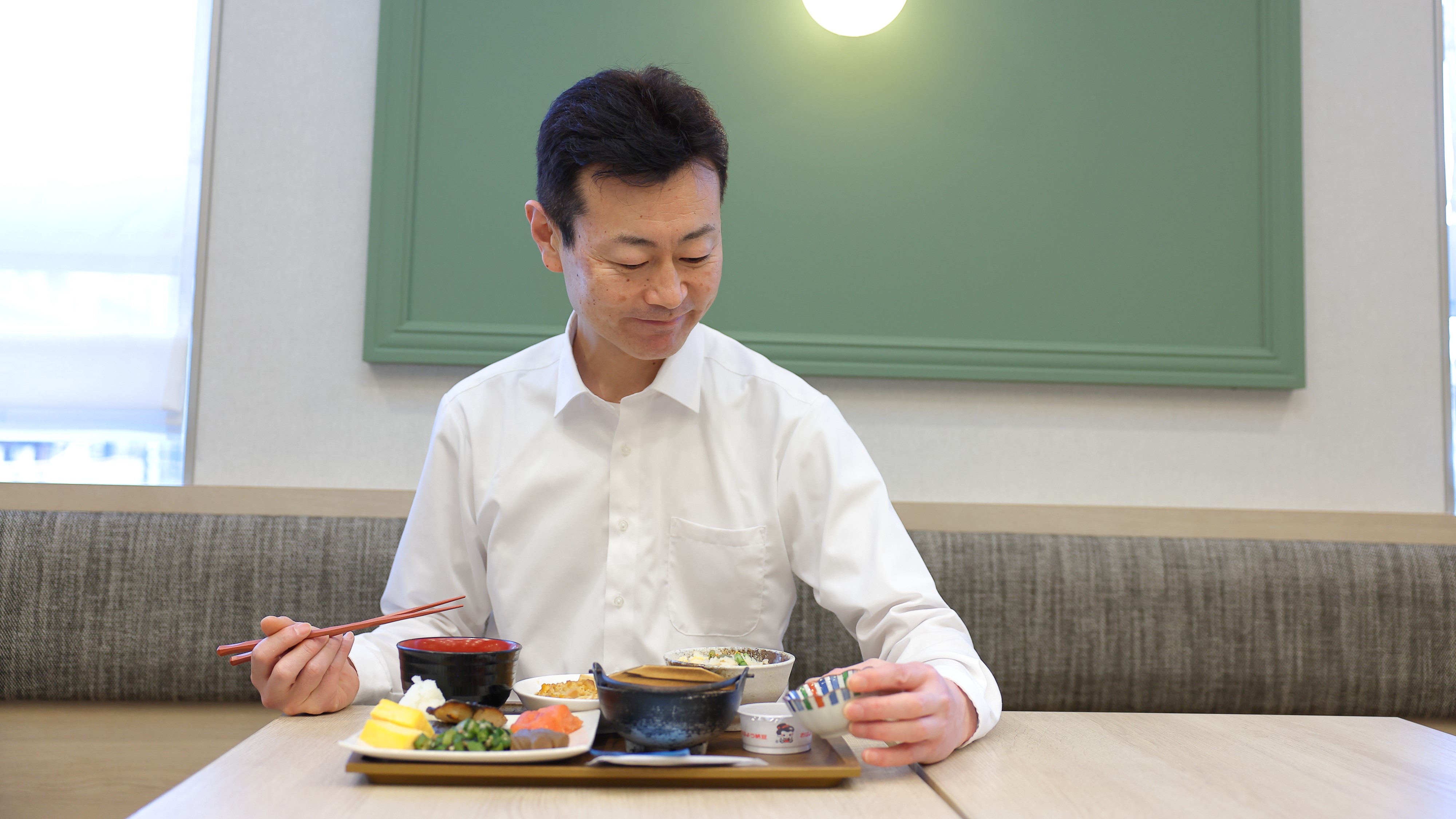 朝食は朝の6時半からお召し上がりいただけます♪ビジネス利用のお客さまにもおすすめです！
