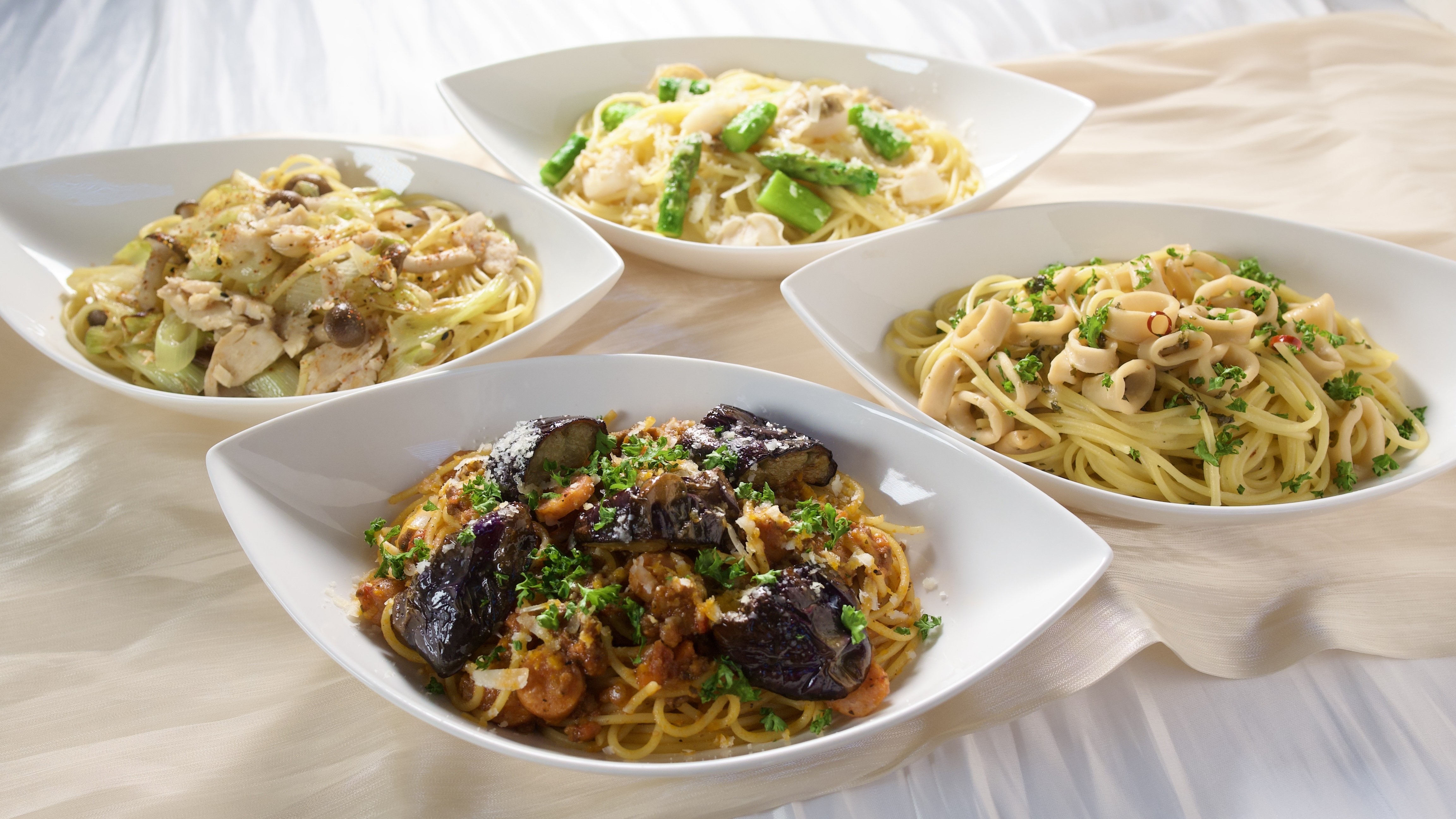 2025年夏メニュー　パスタ4種♪