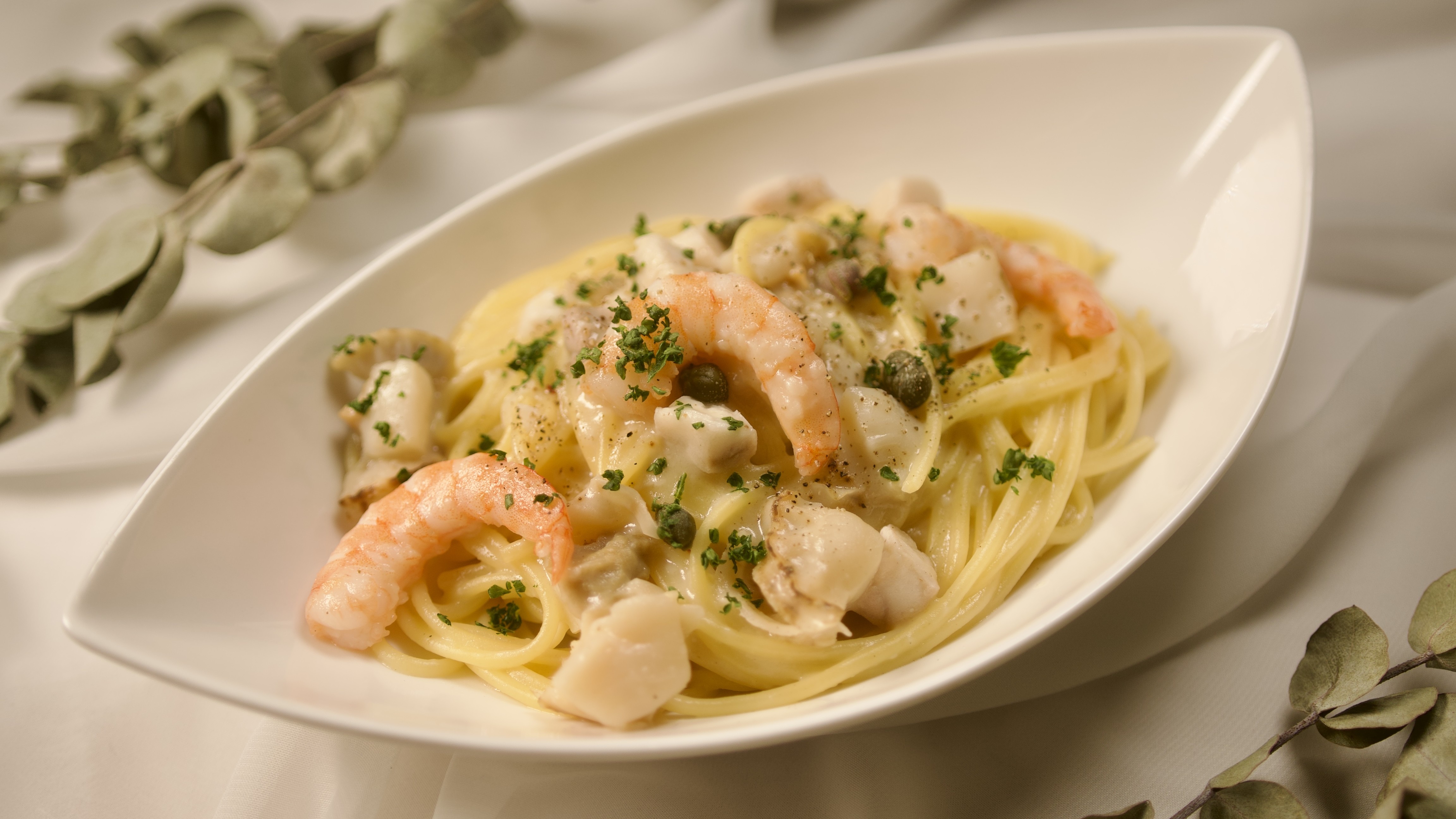 2026年冬　シーフードのケッパークリーム