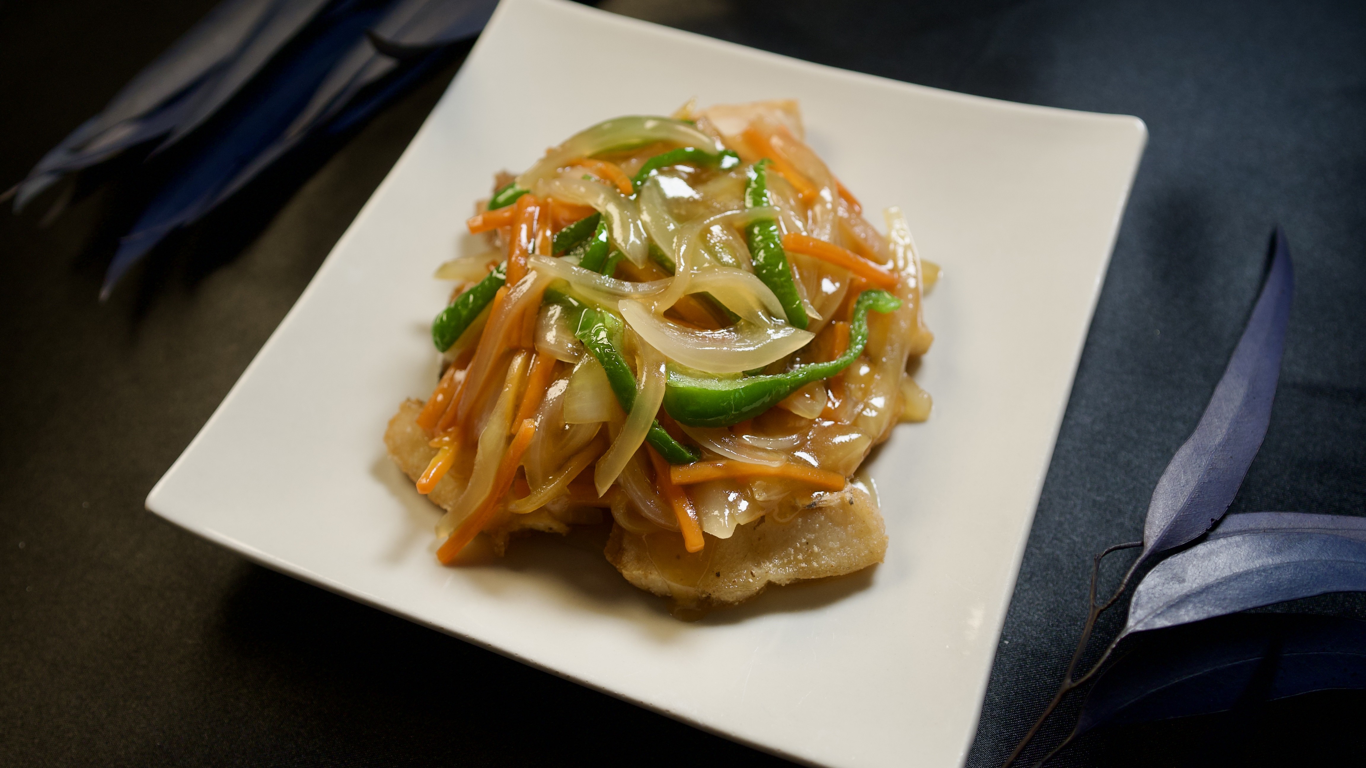 2026年冬　白身魚甘酢あんかけ