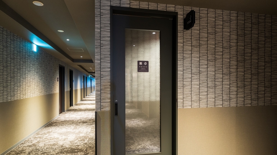 ＜喫煙コーナー＞客室は全室禁煙　喫煙コーナーは１・２・４・７階に設置